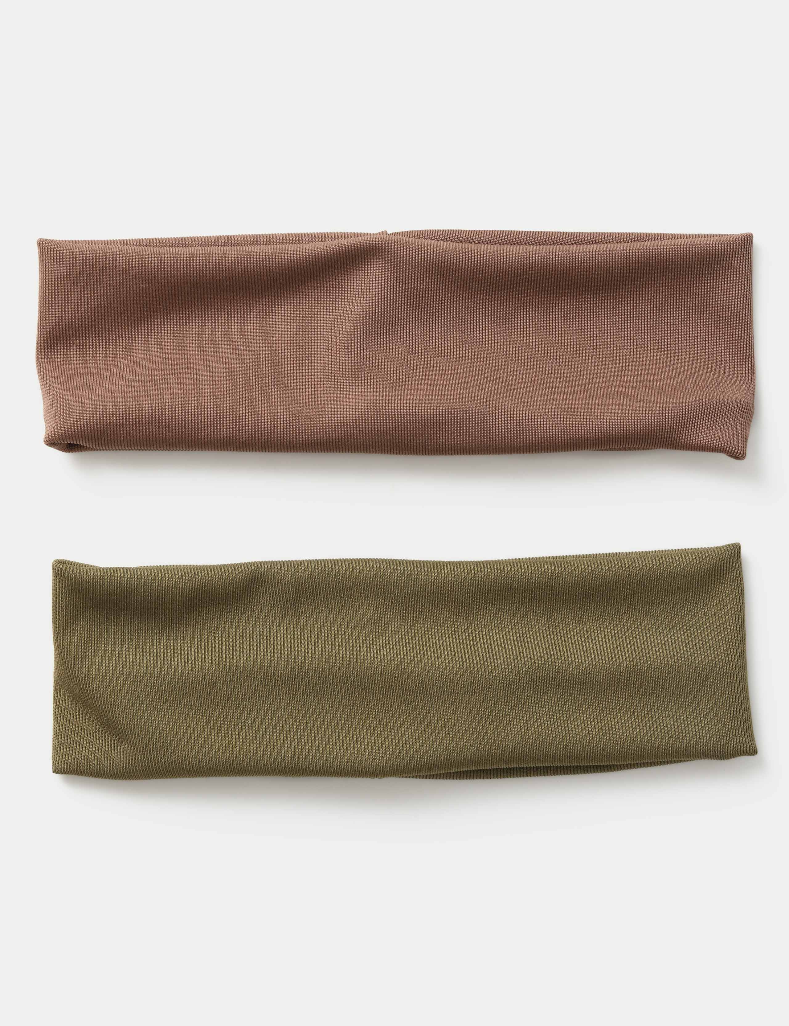 2 Pack Green Headbands