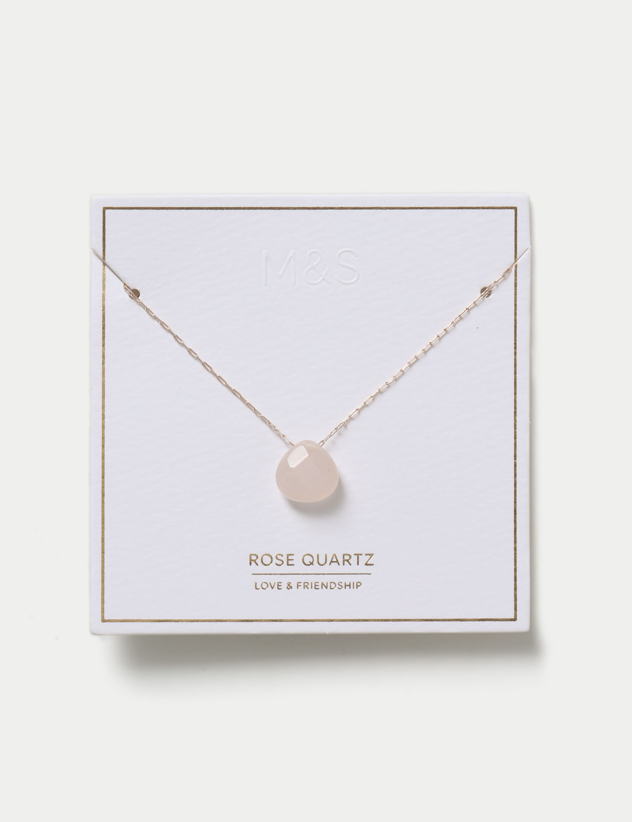 Gifting Rose Quartz Detail Neckwear