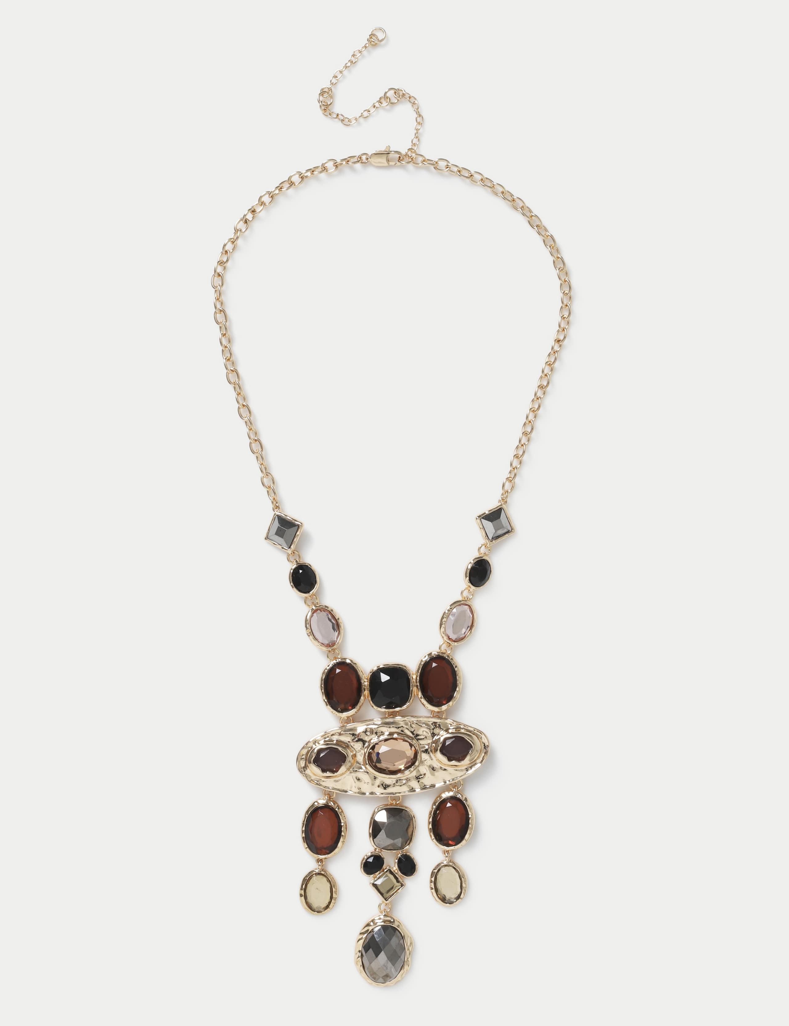 Mono Cascading Glass Necklace