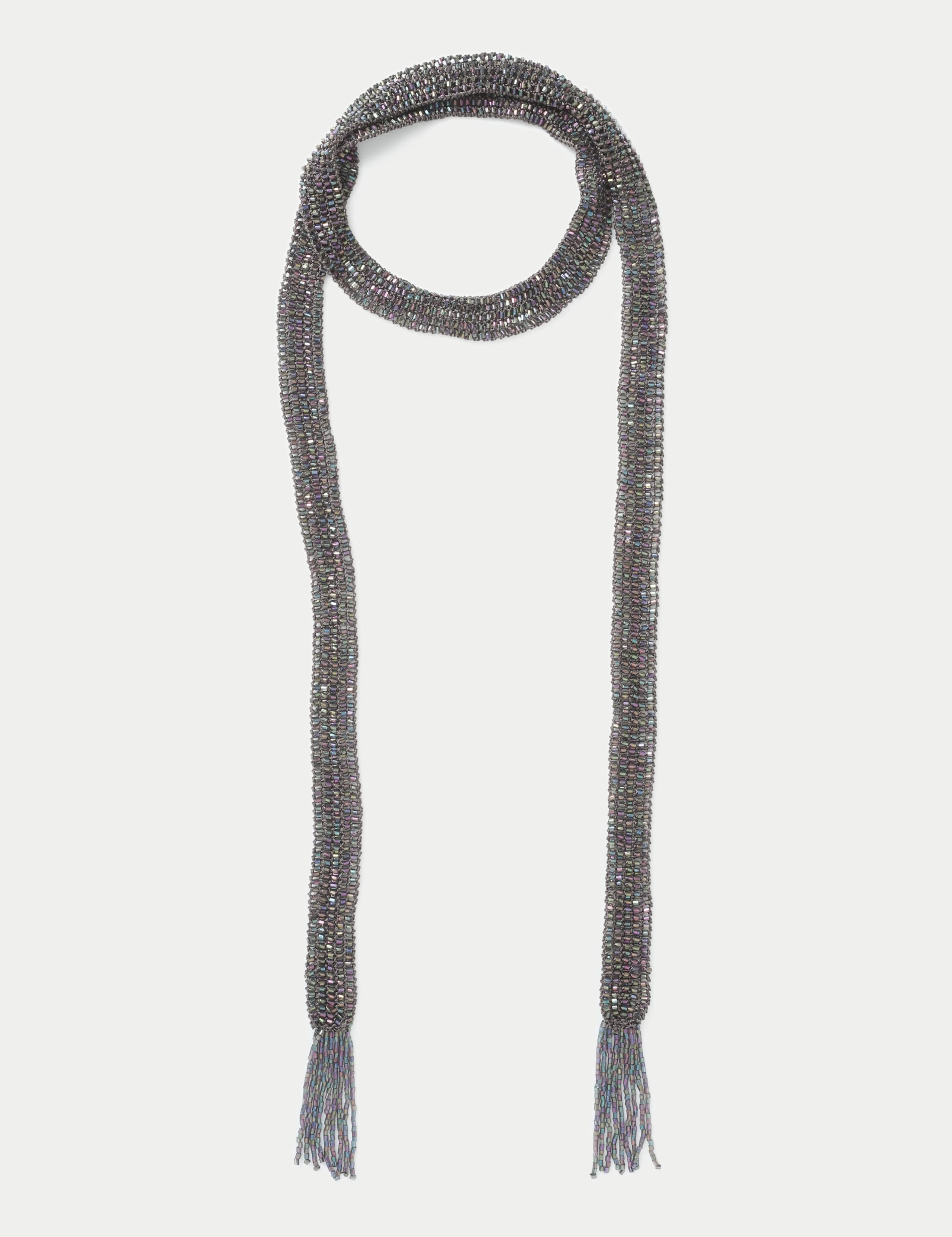 Embellished Skinny Scarf