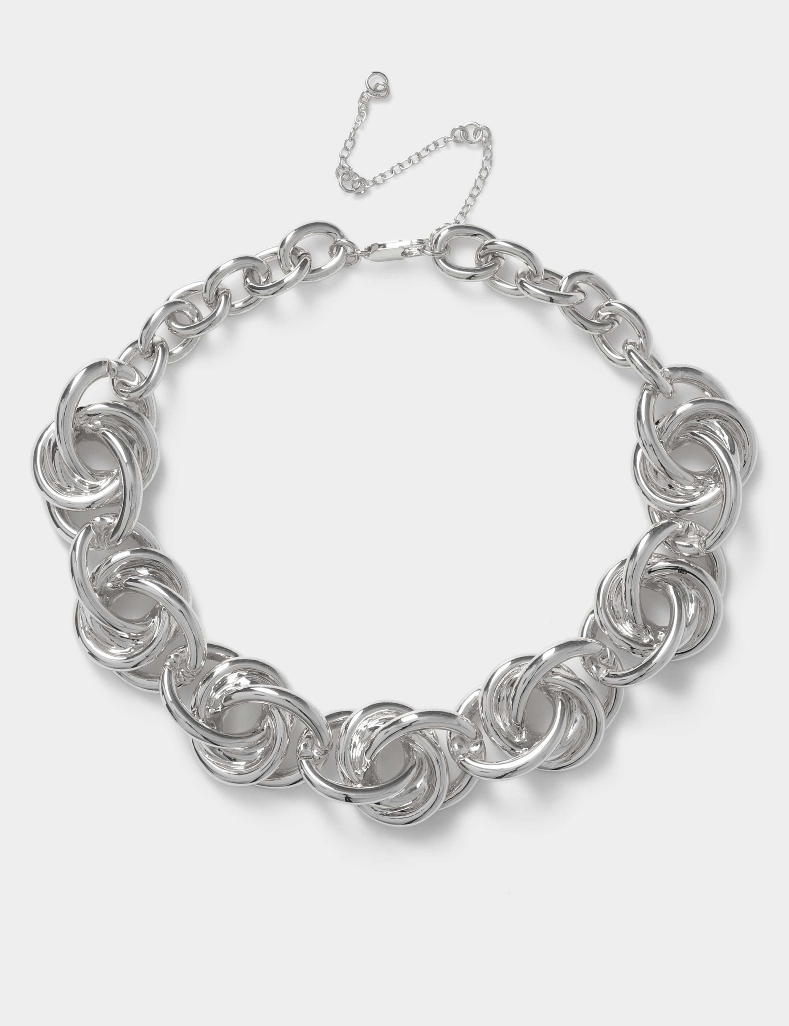 WW Irregular Statement Link Necklace