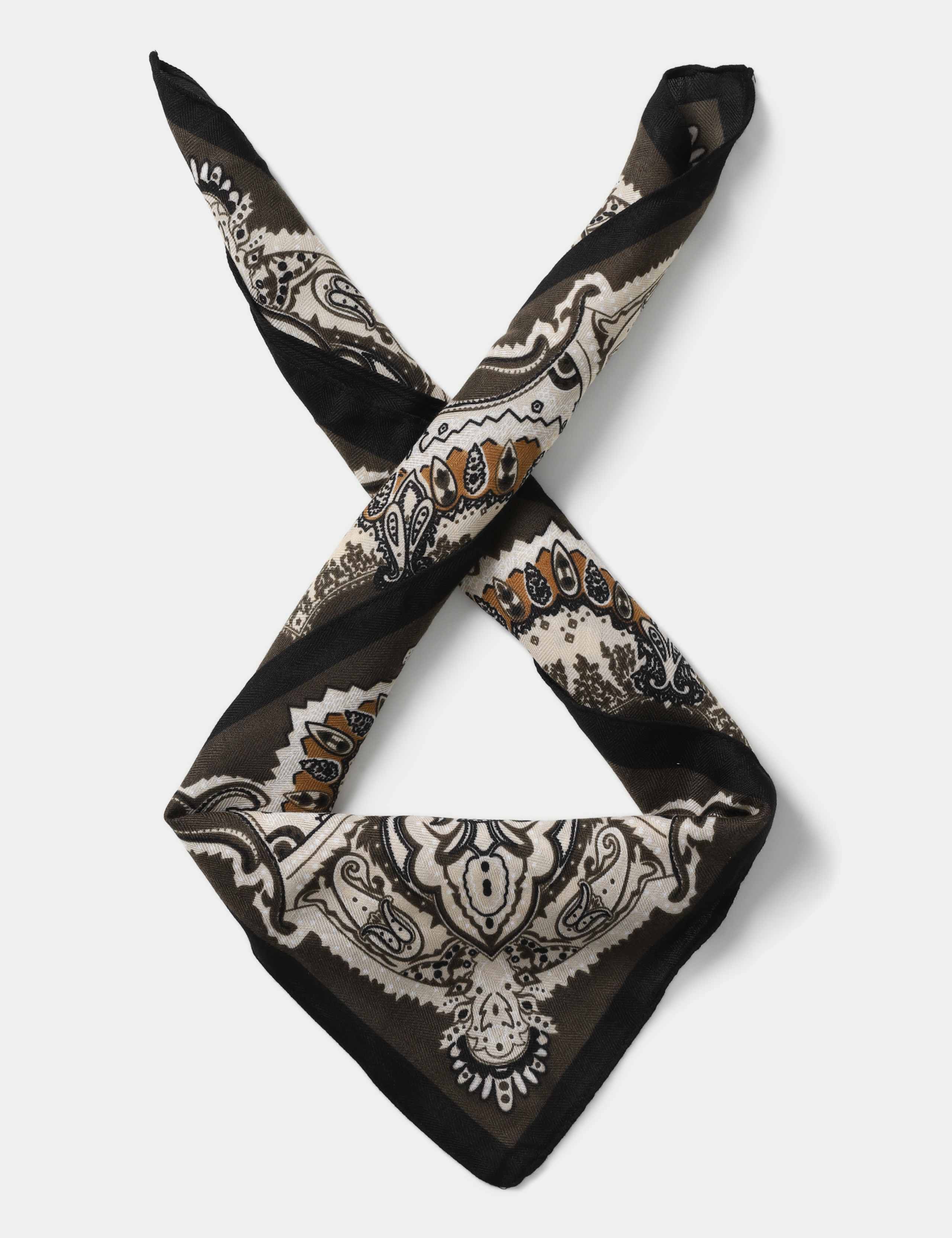 Warm Handle Khaki Scarf