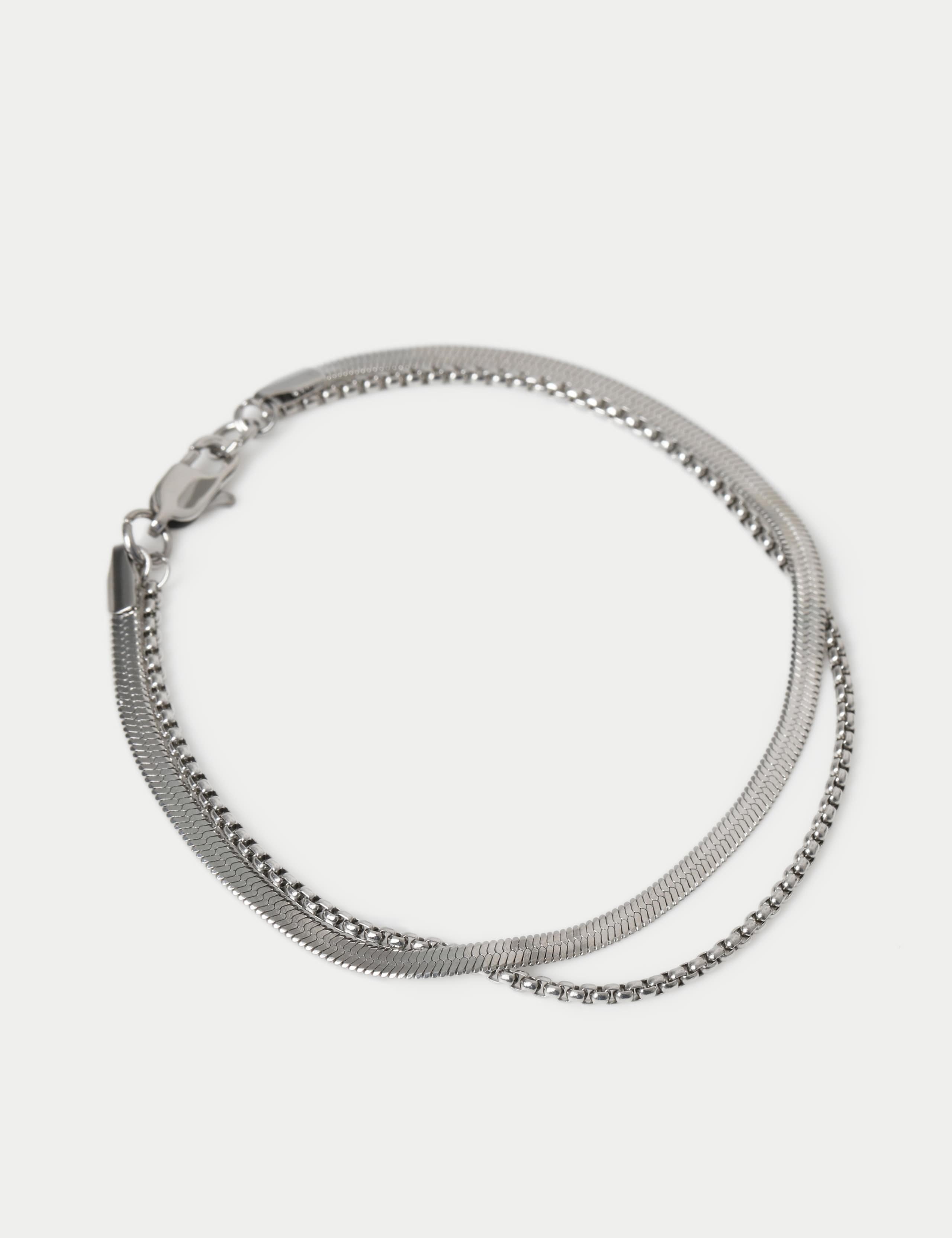 2 Pack Snake Chain Bracelet