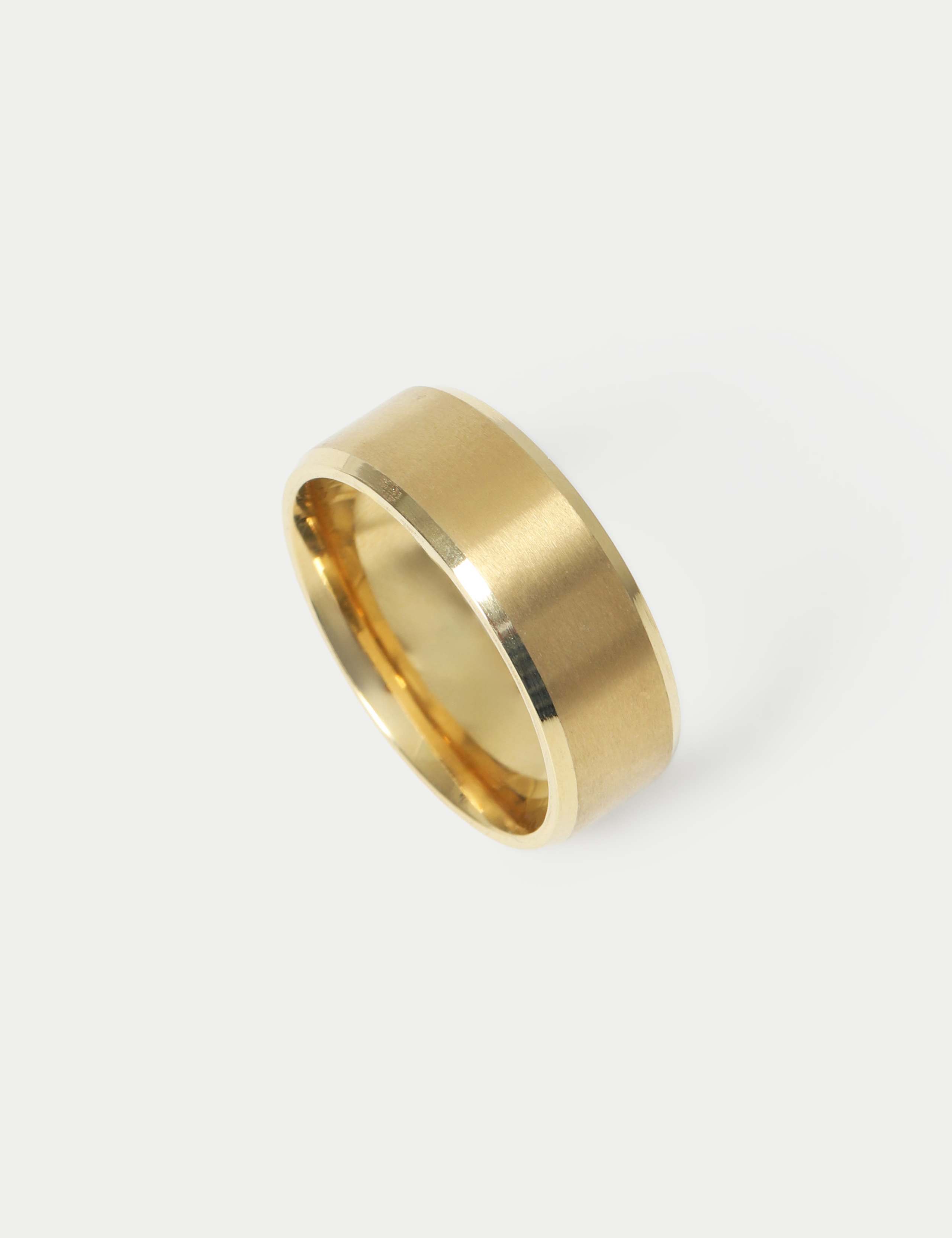 Stainless Brushed Ring