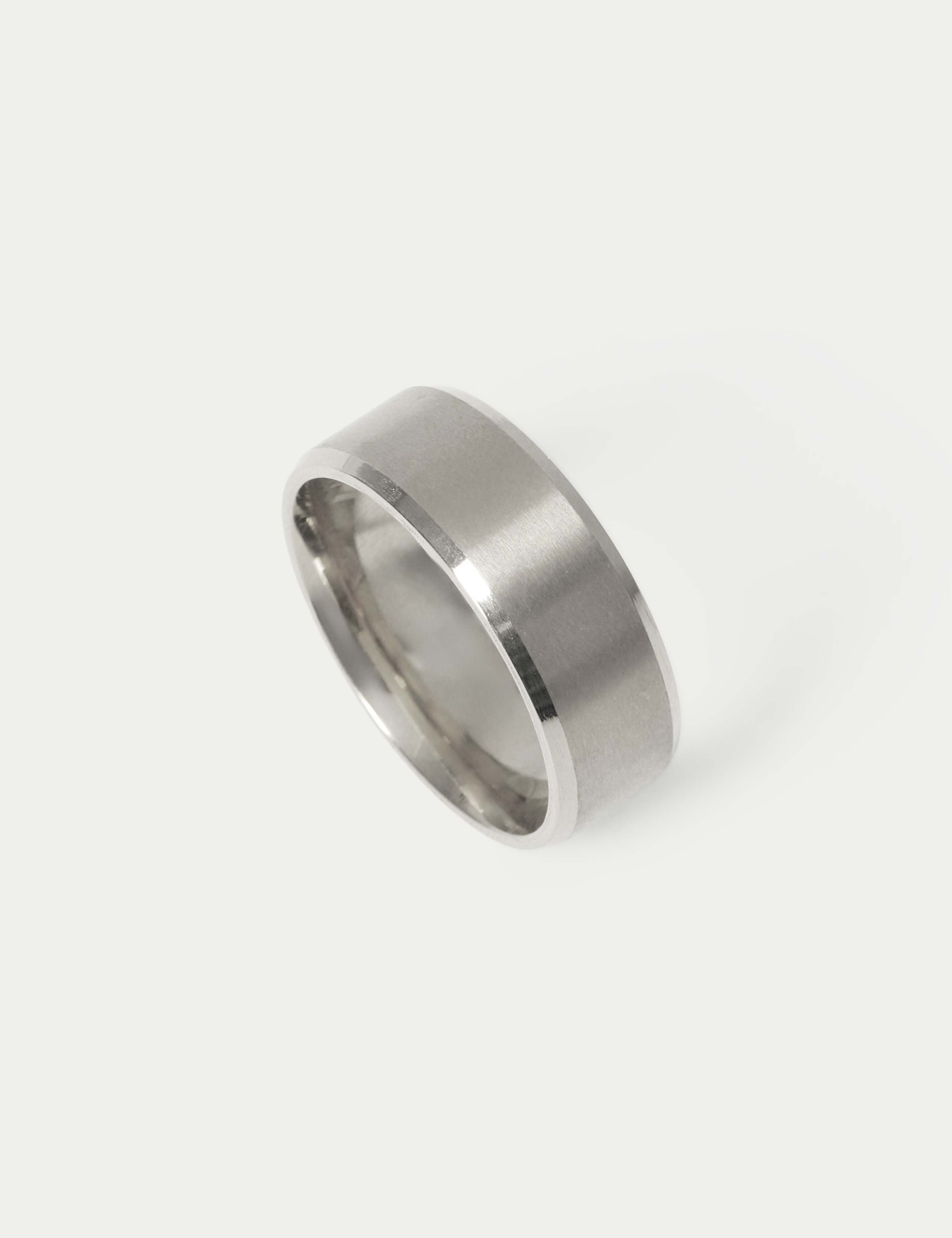 Stainless Brushed Ring