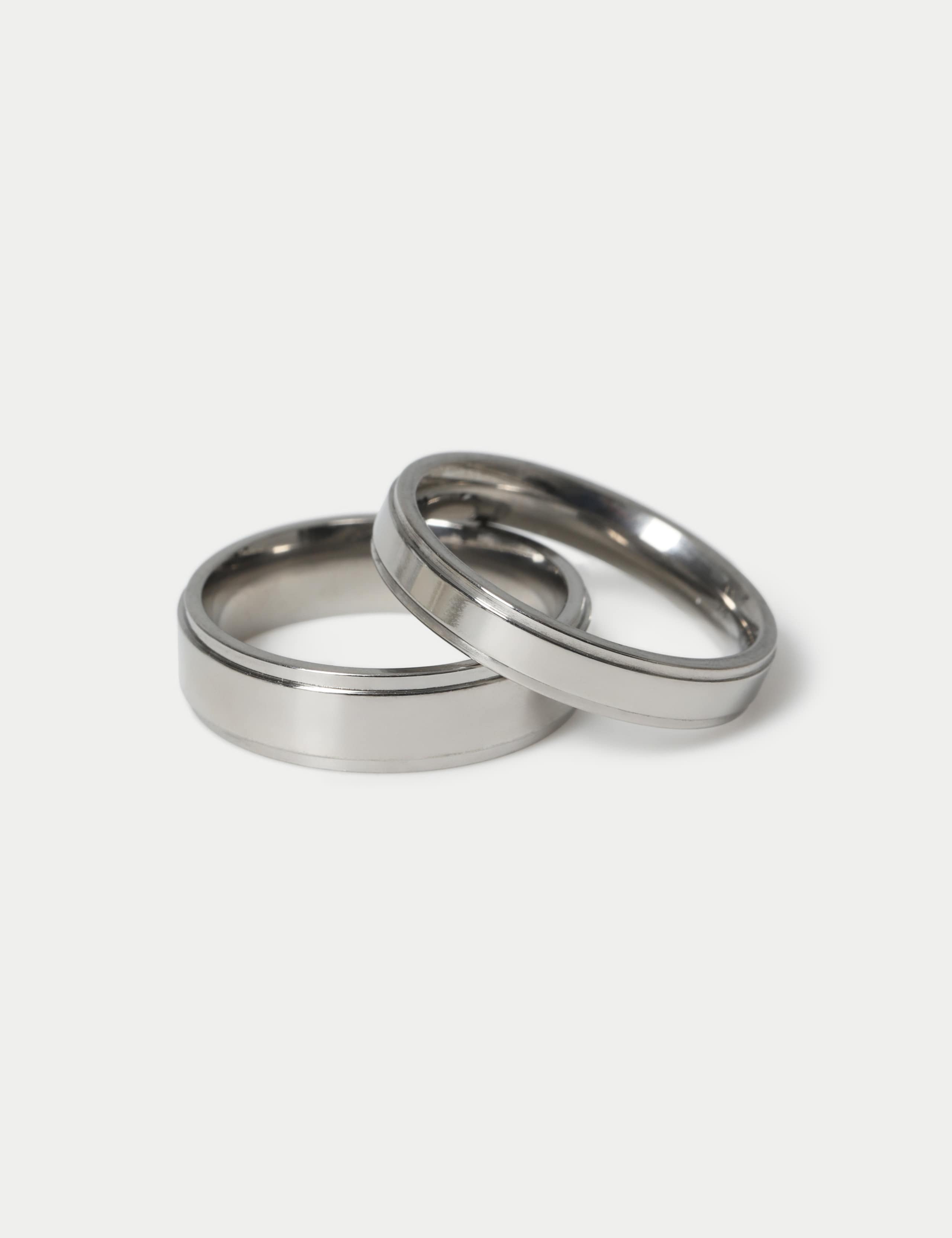 2 Pack Stainless Rings