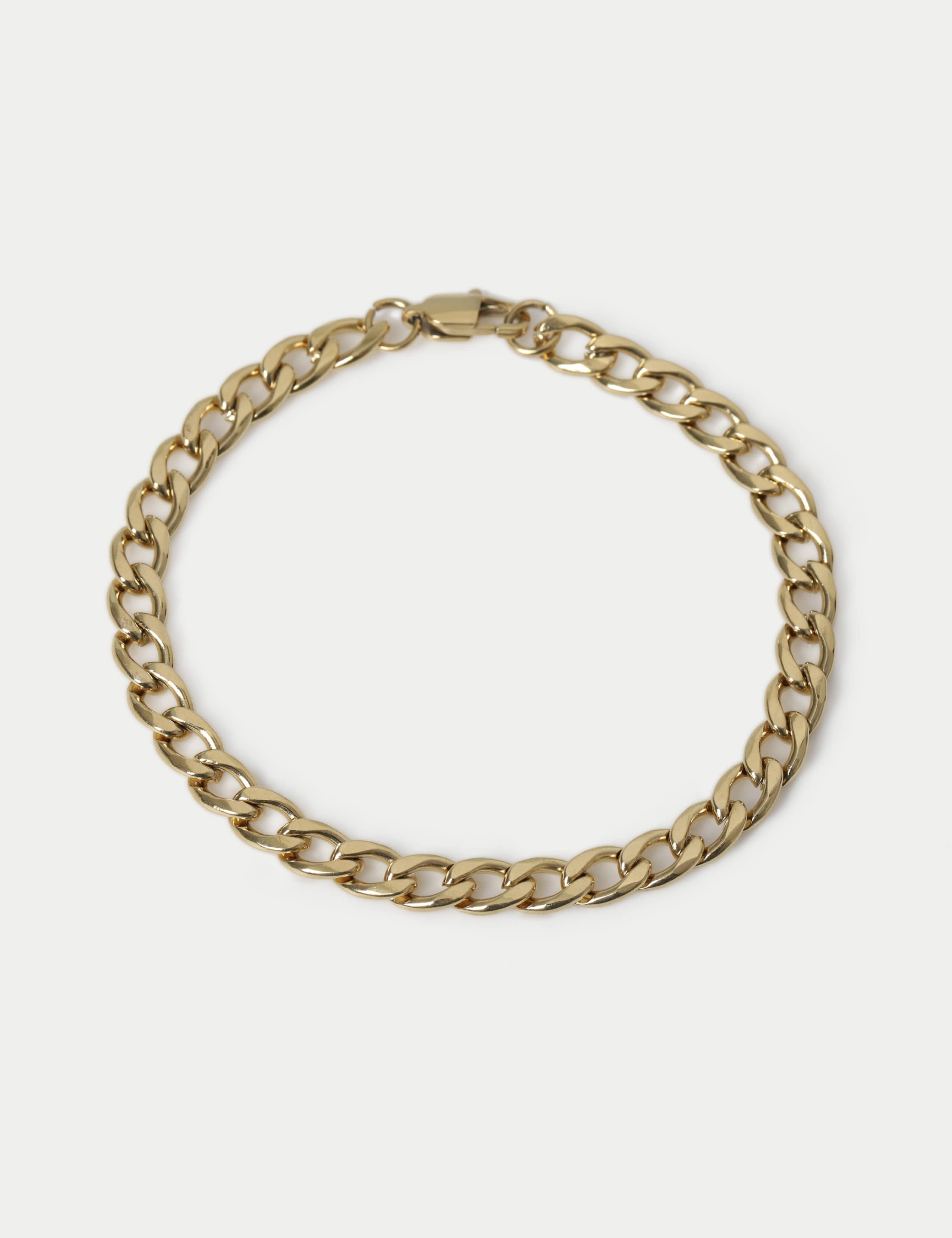 Stainless Curb Chain Bracelet