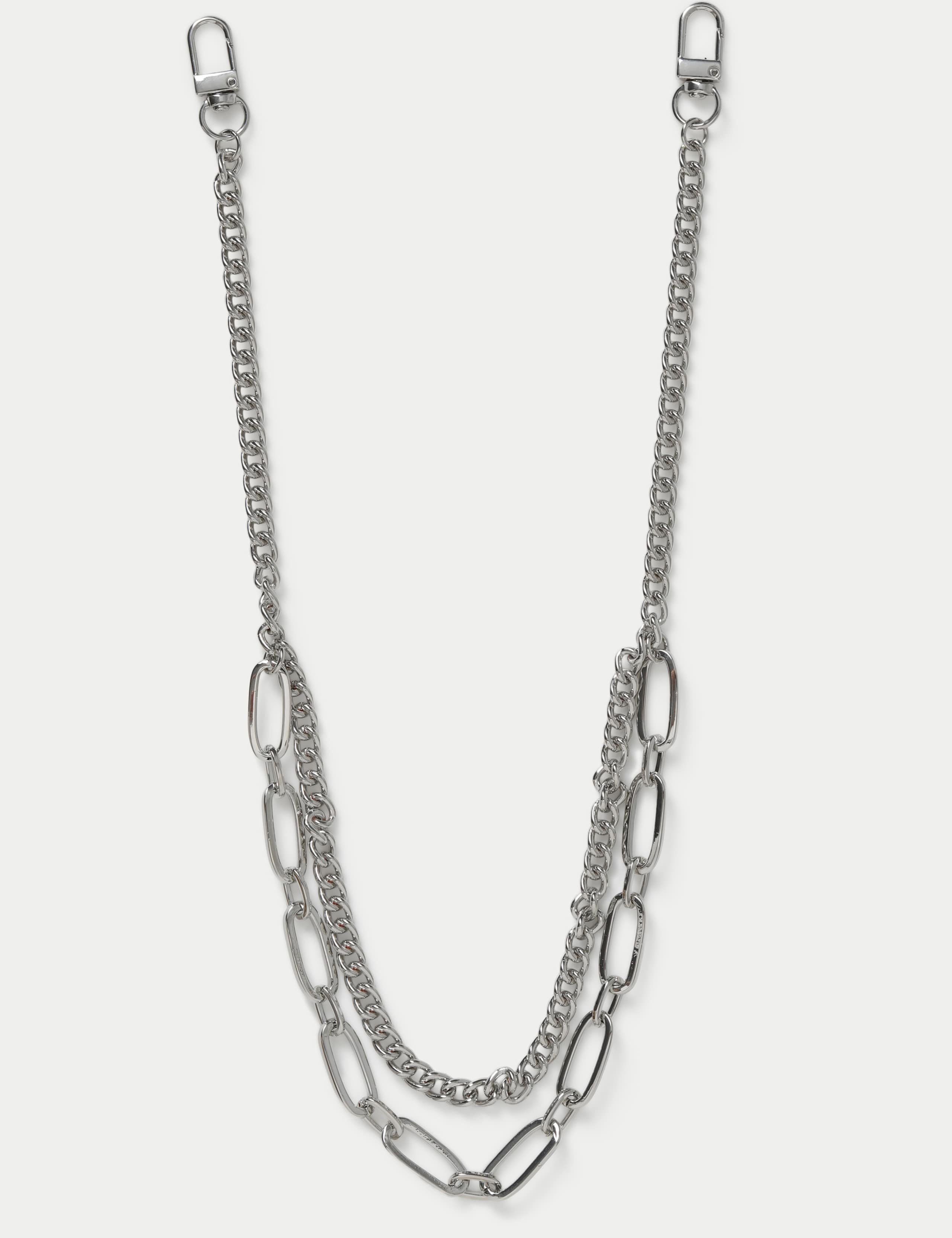 2 Row Paperclip Wallet Chain