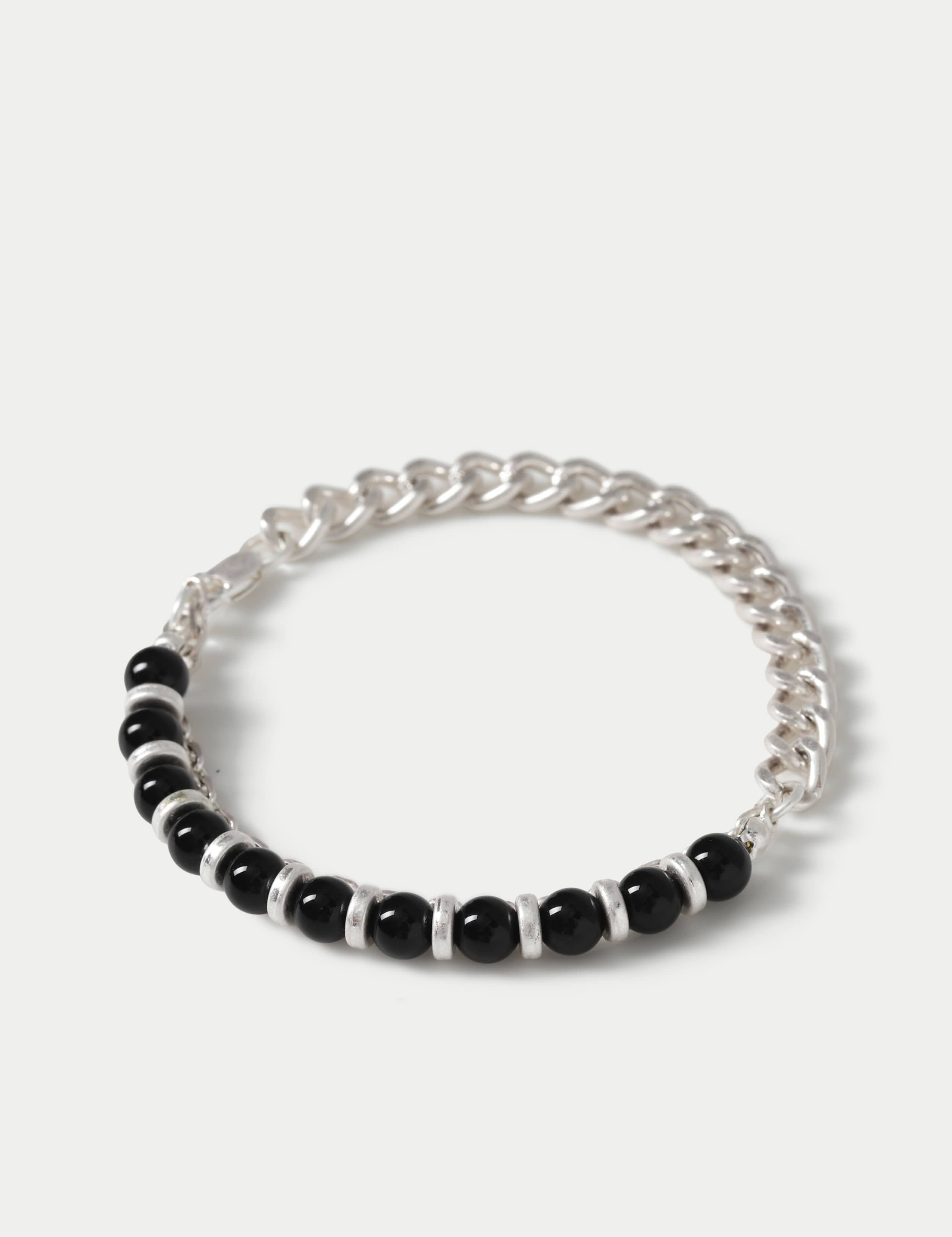 Stone and chain Multirow Bracelet