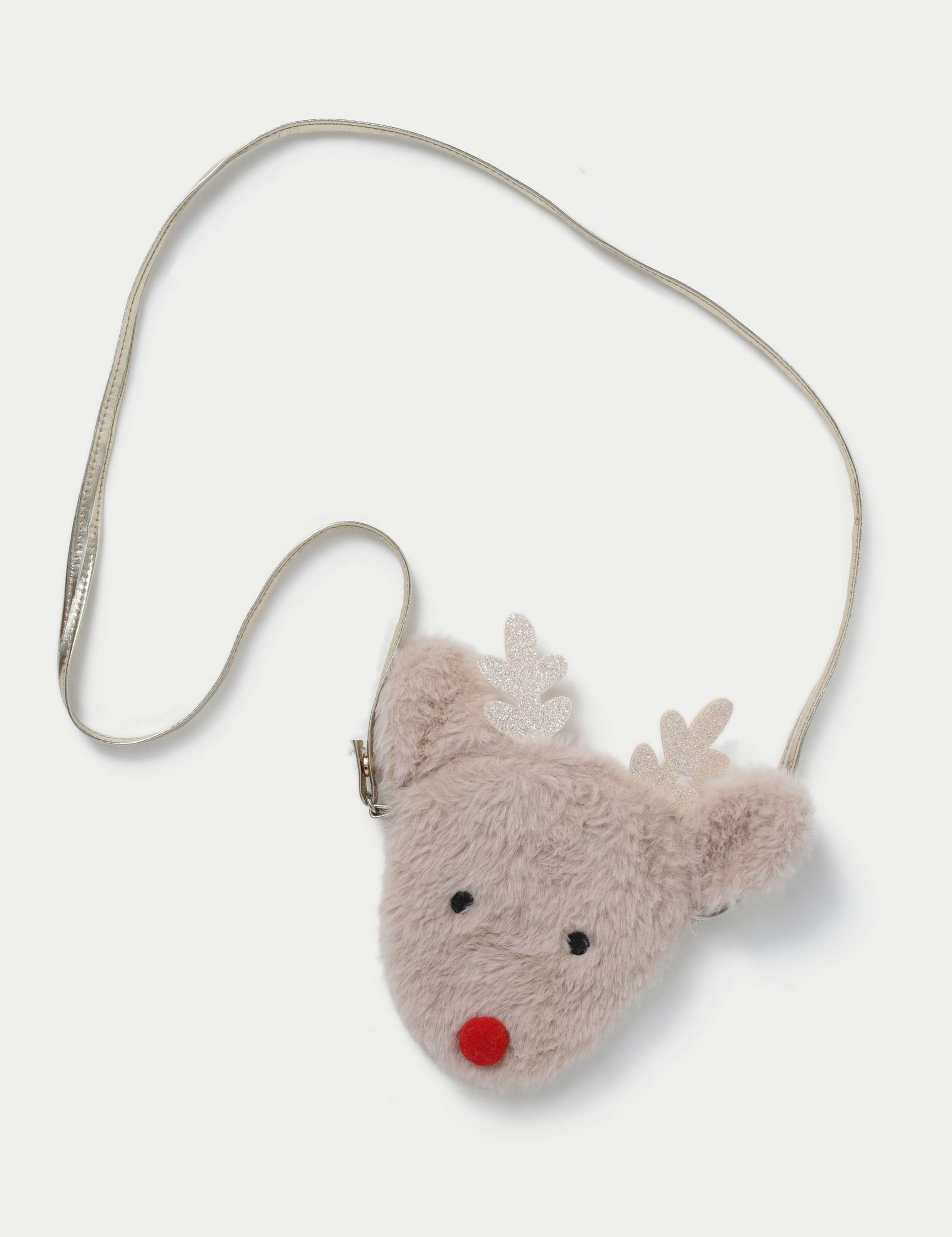 Christmas Fluffy Reindeer Bag