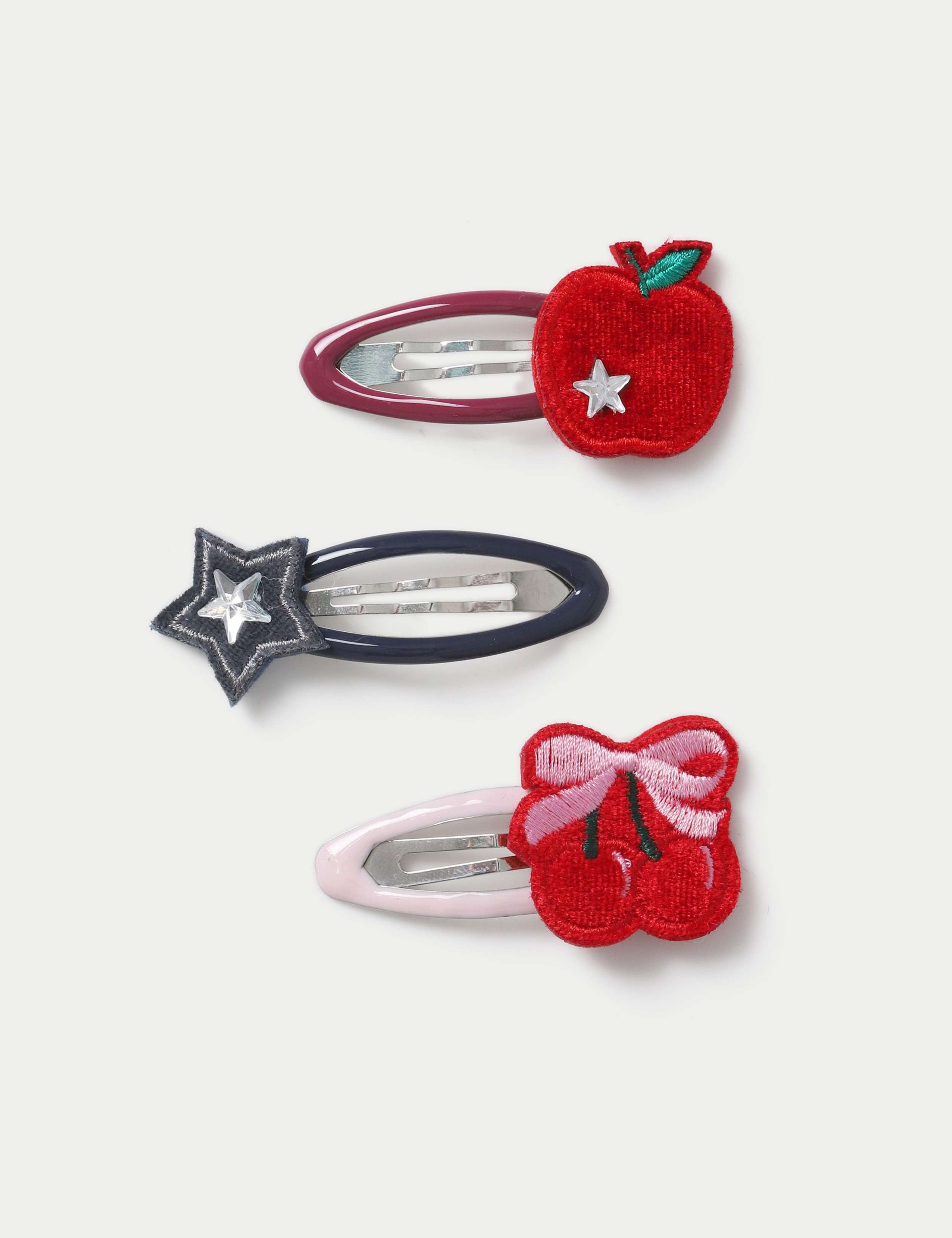 Mixed Motif Hair Clips