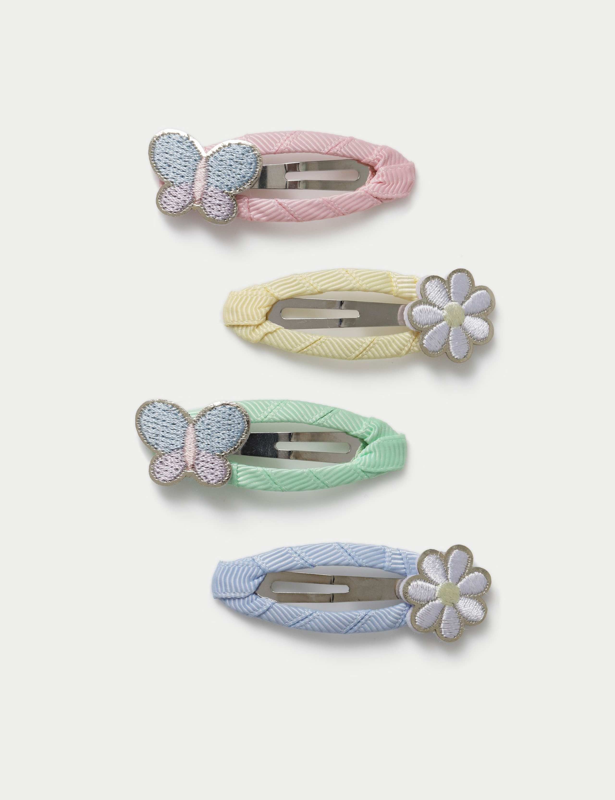 Easter 4 pack butterfly snaps