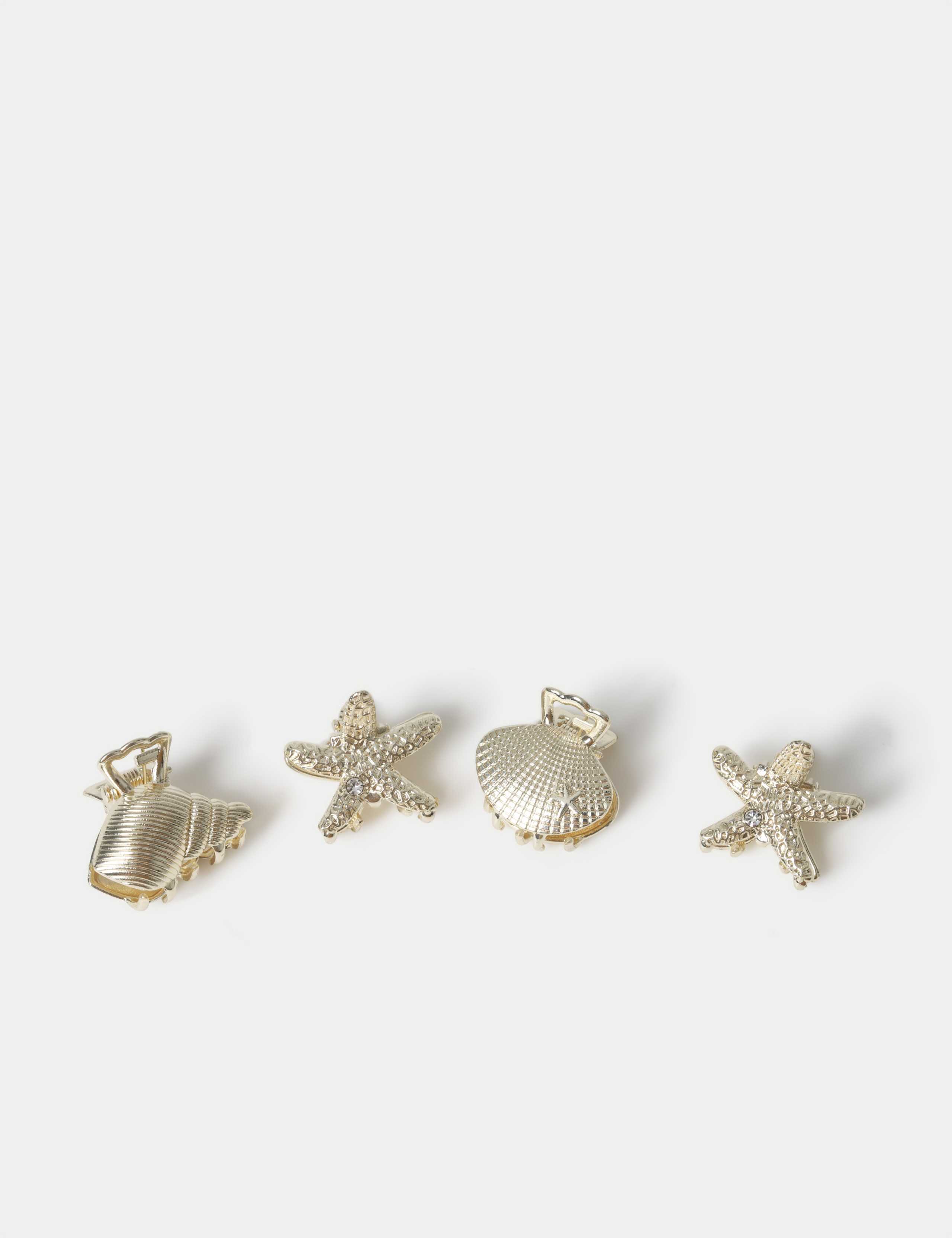 Metal Shell Mini Claw Clips