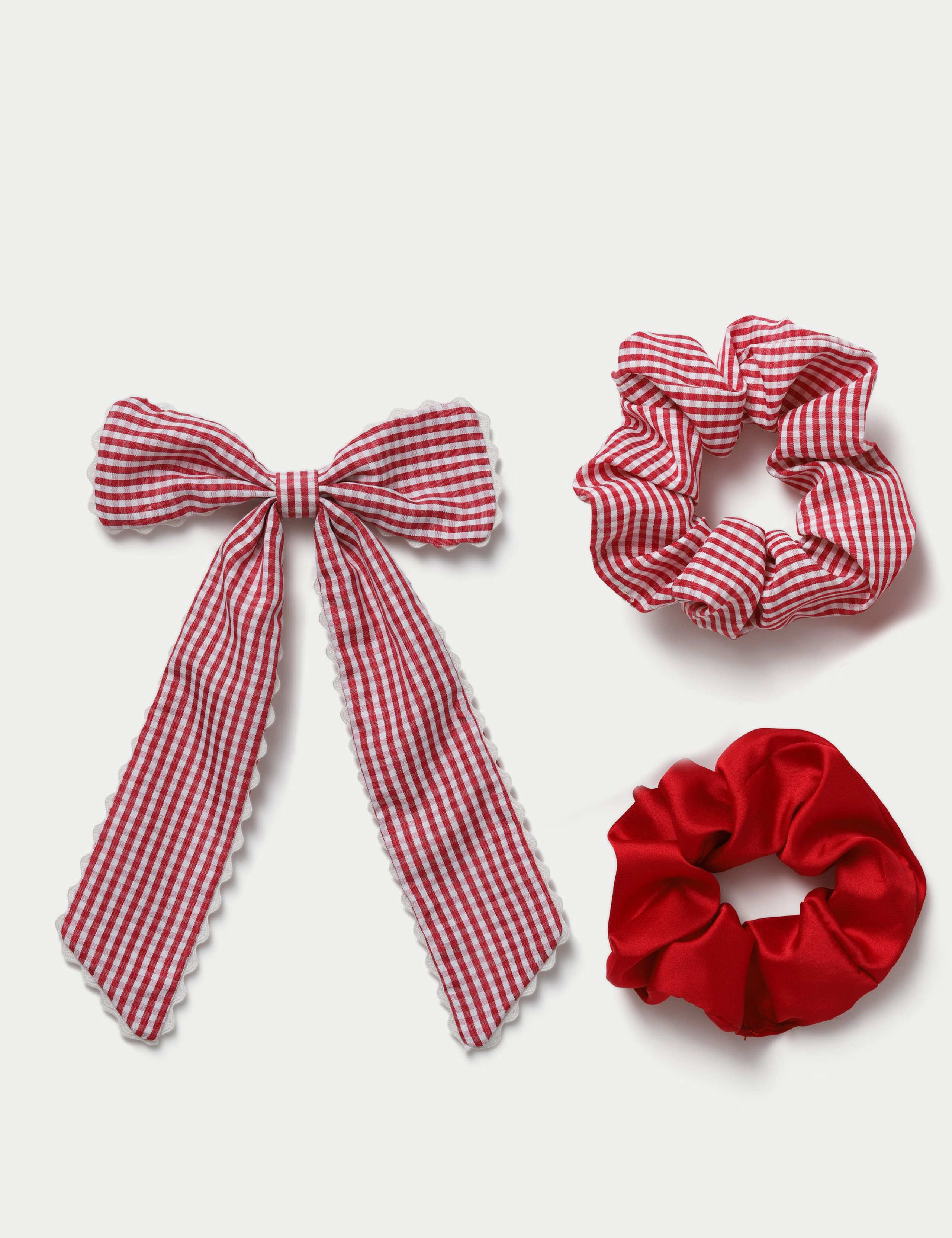 Back To School Scallop Bow & Scrunchie