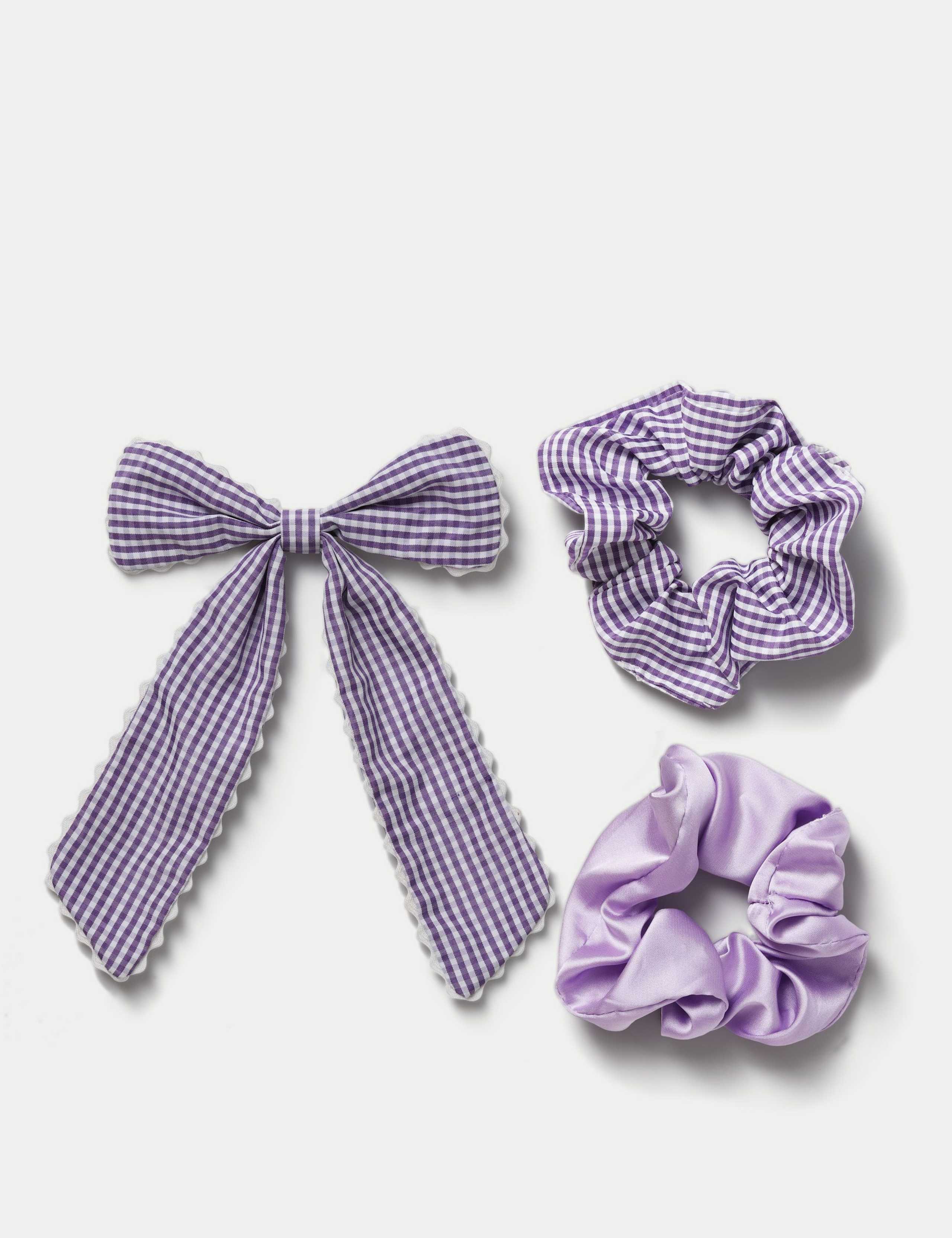 Back To School Scallop Bow & Scrunchie
