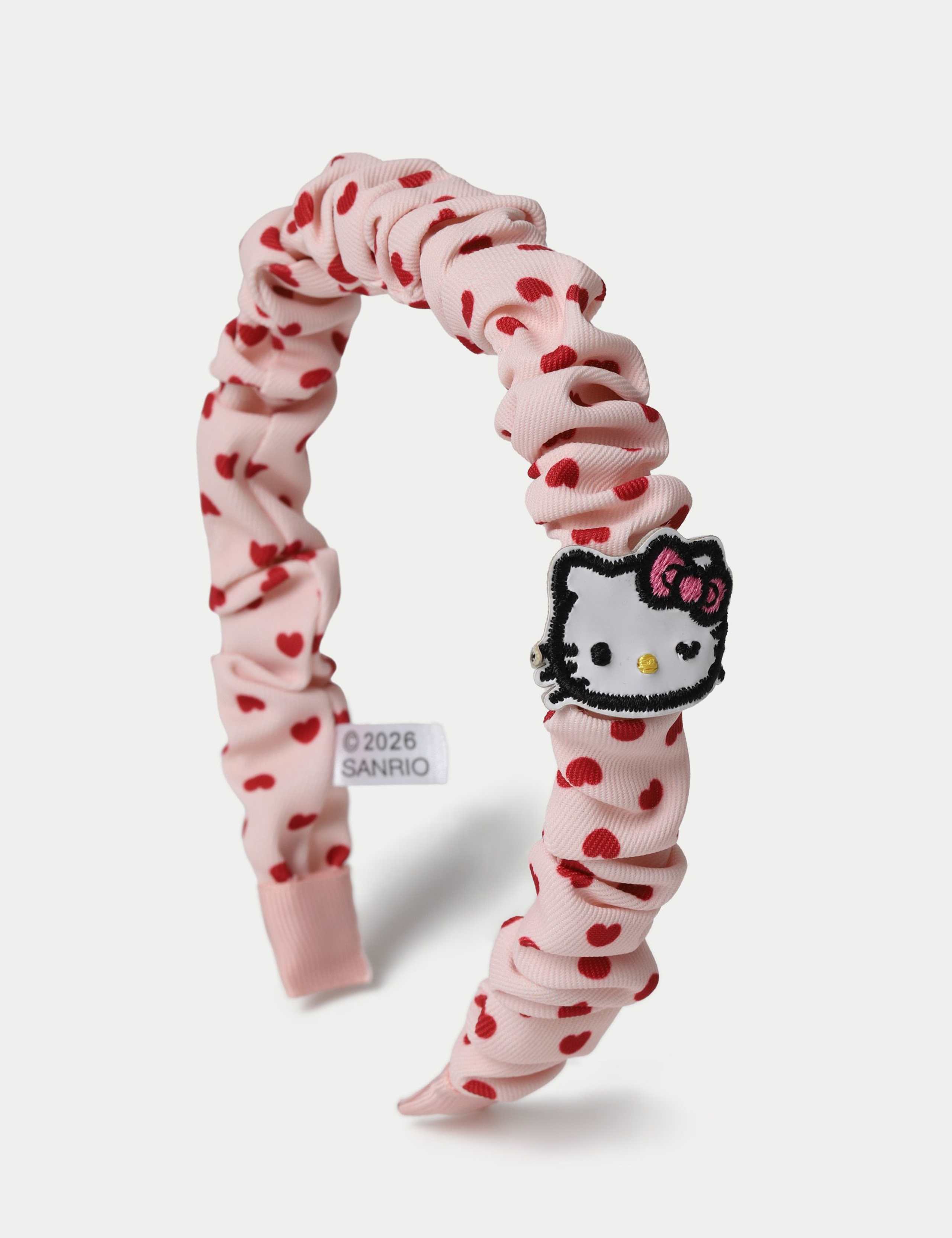 Hello Kitty Heart Ruched Alice Band