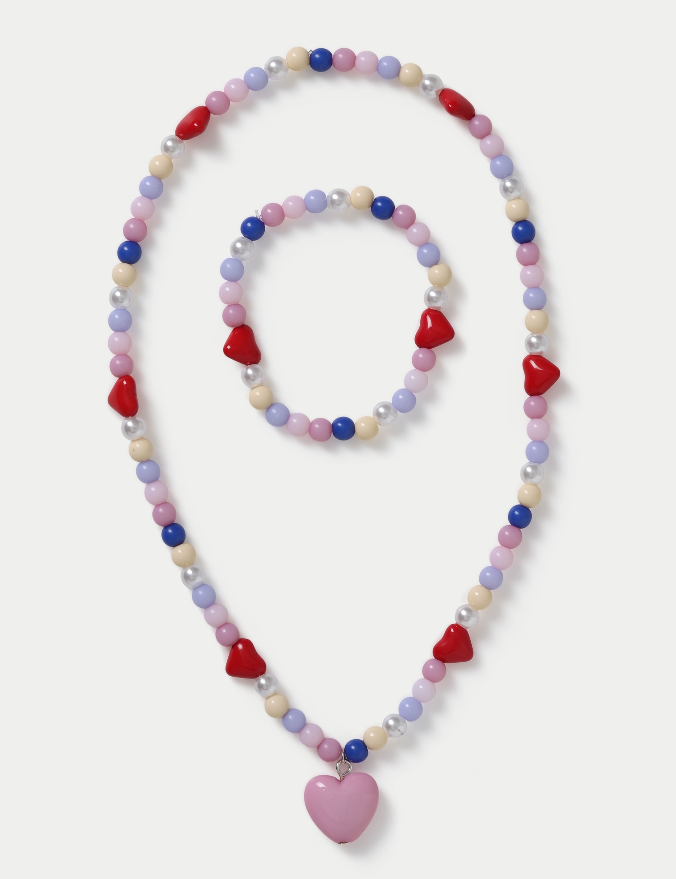 Beaded Heart Jewellery Mutlipack