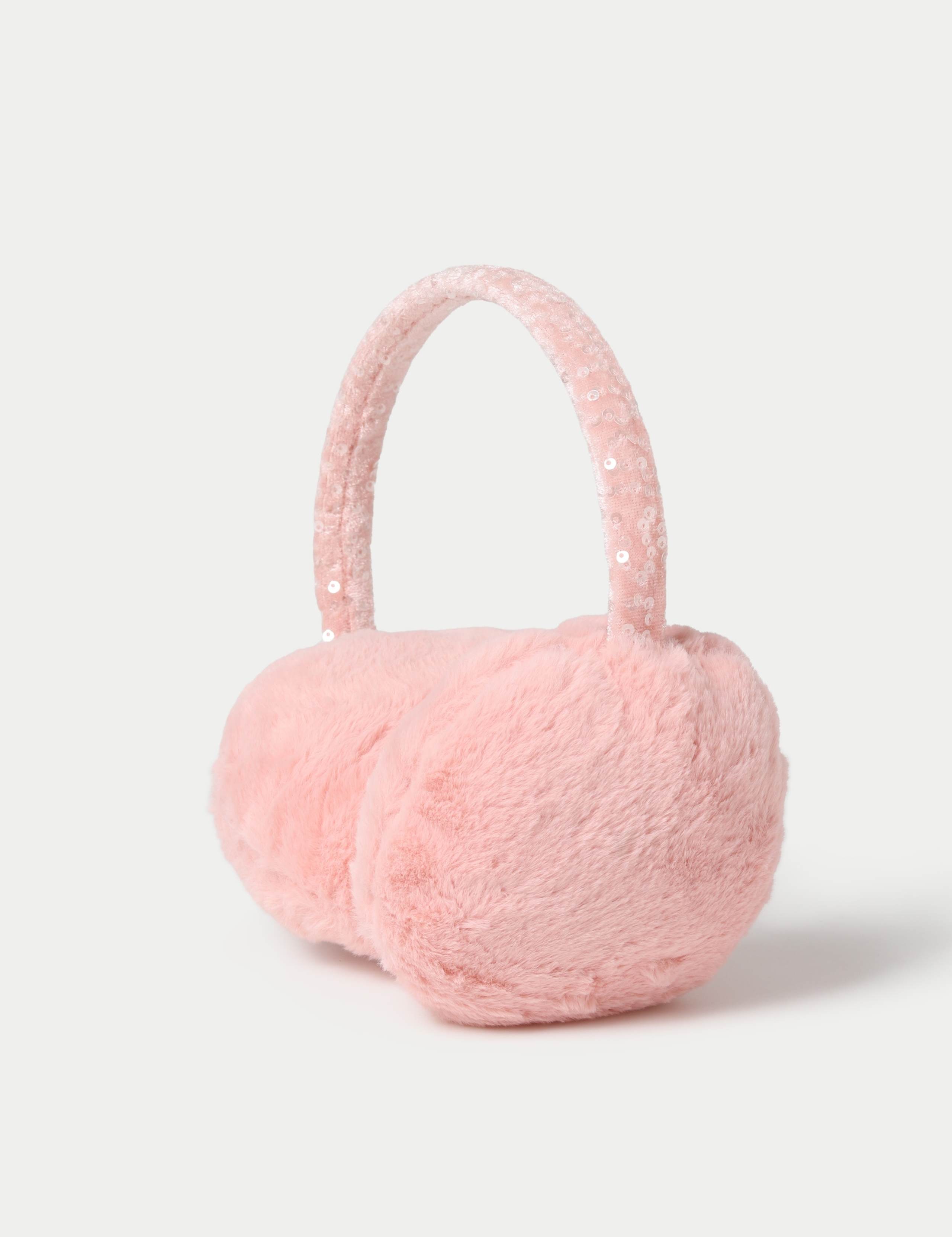 Grey Sequin Earmuff