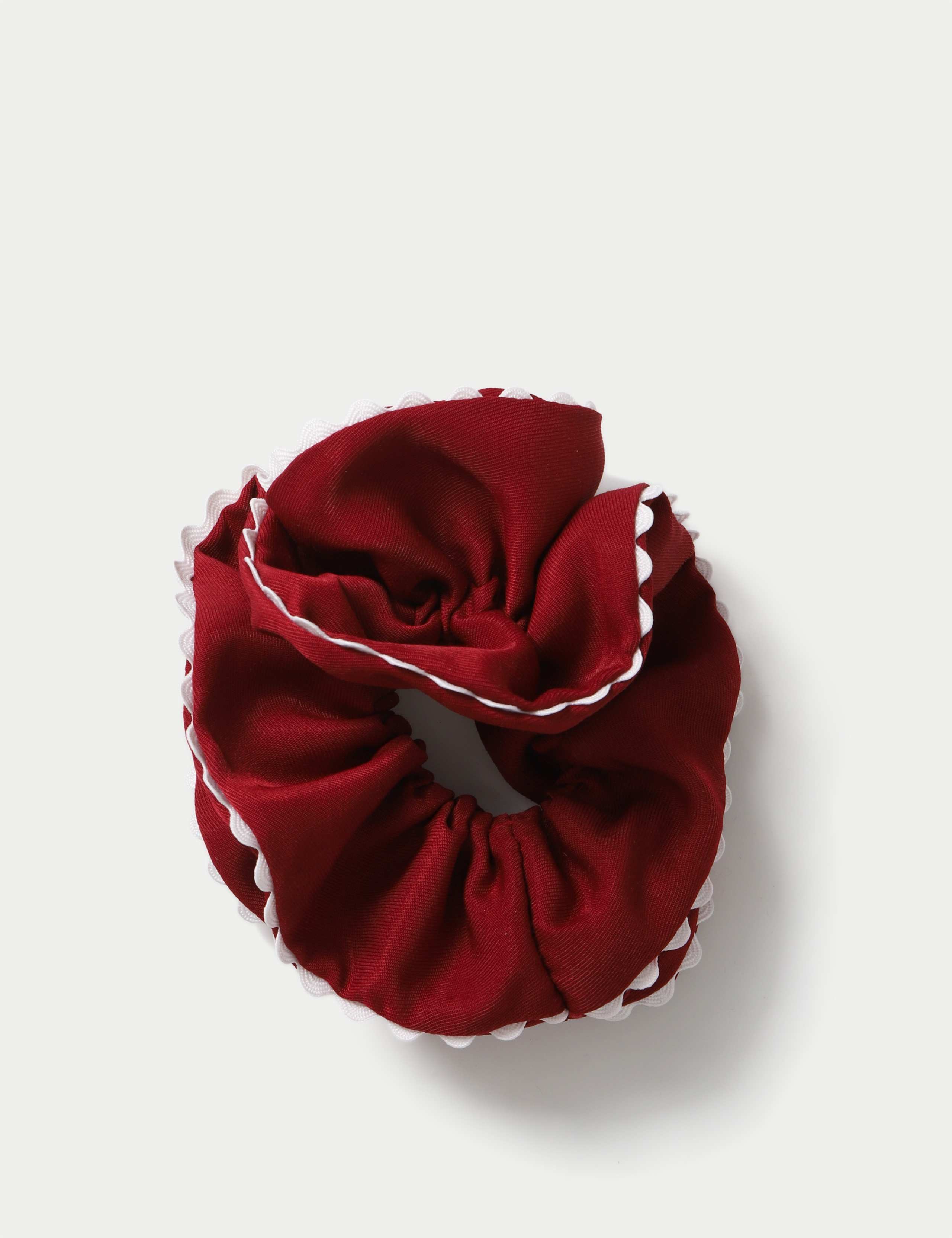 Back To School Burgundy Scrunchie