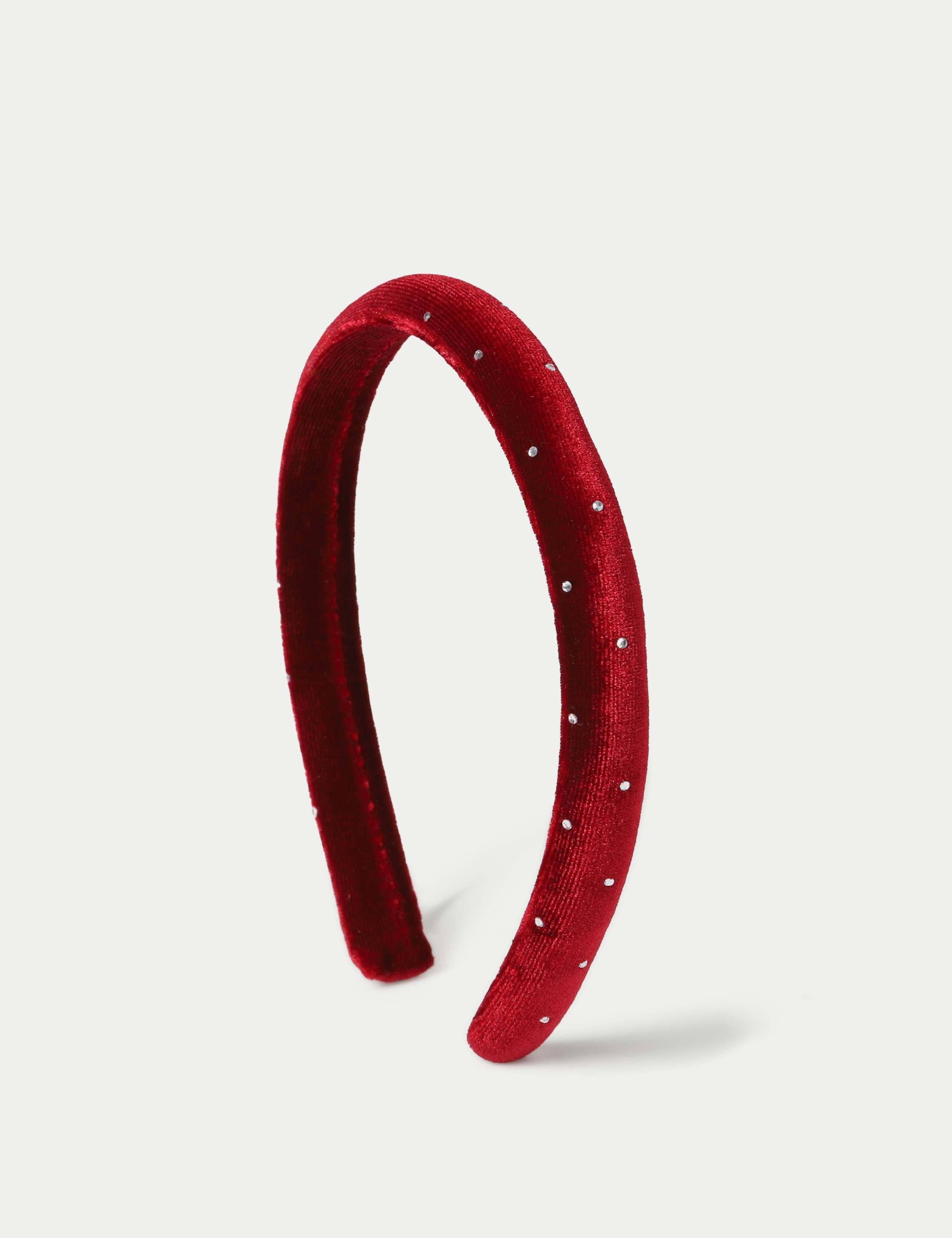 Berry Embellished Velvet Aliceband