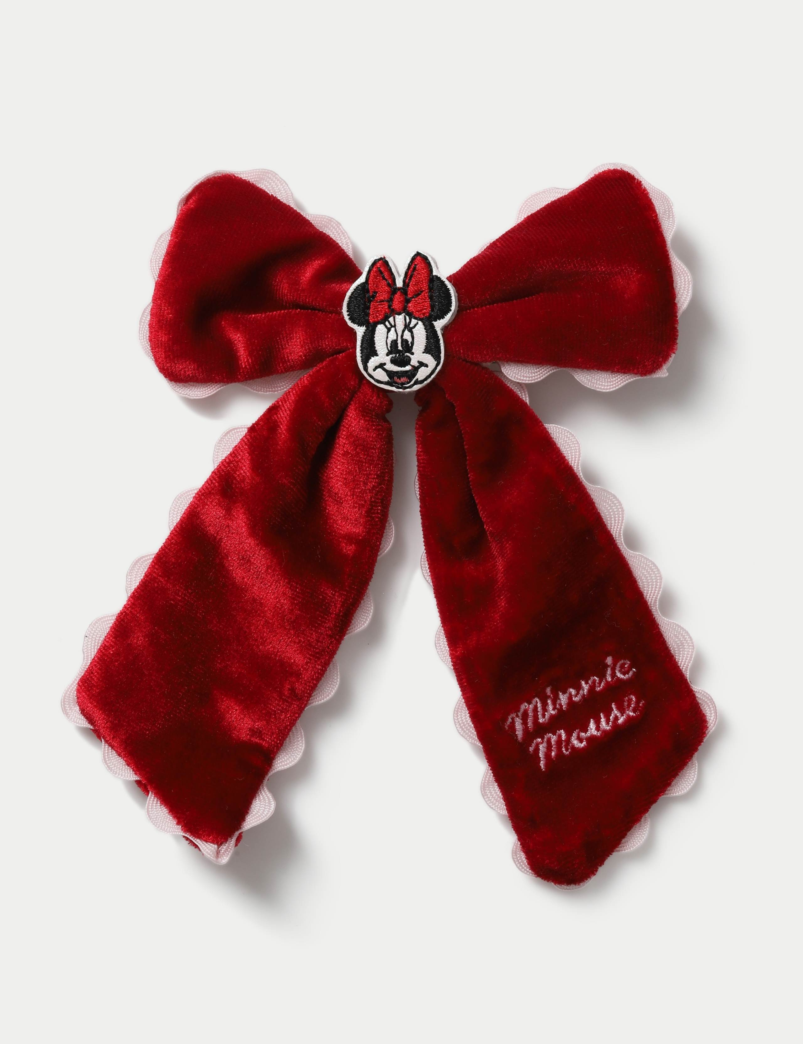Minnie Mouse Scallop Edge Bow