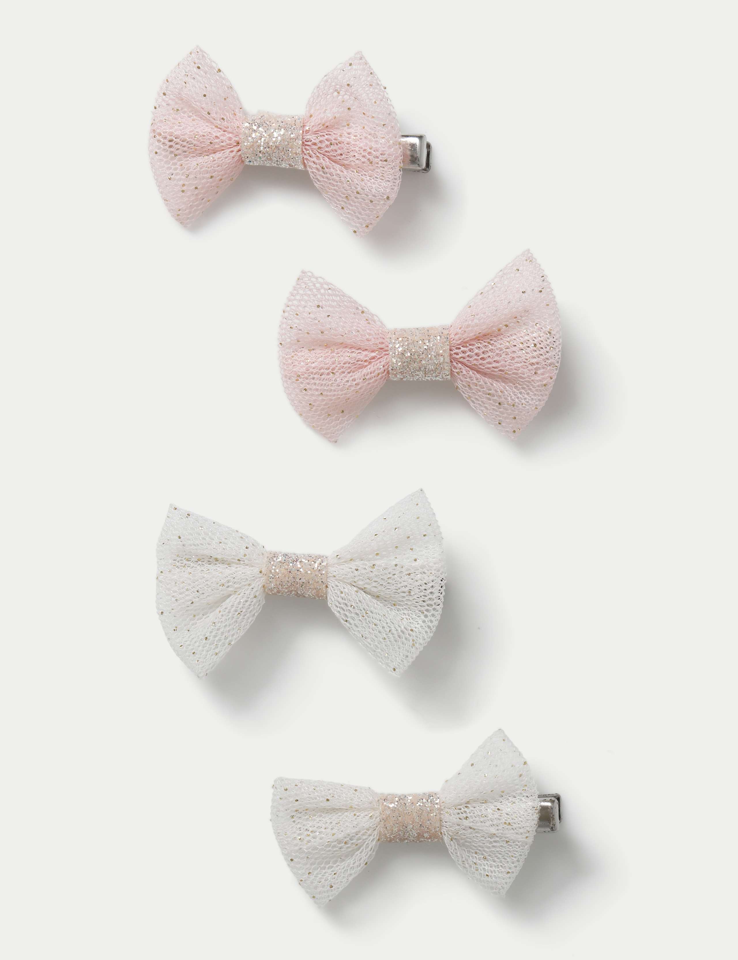 Kids' Christmas Tulle Pink Clip Pack