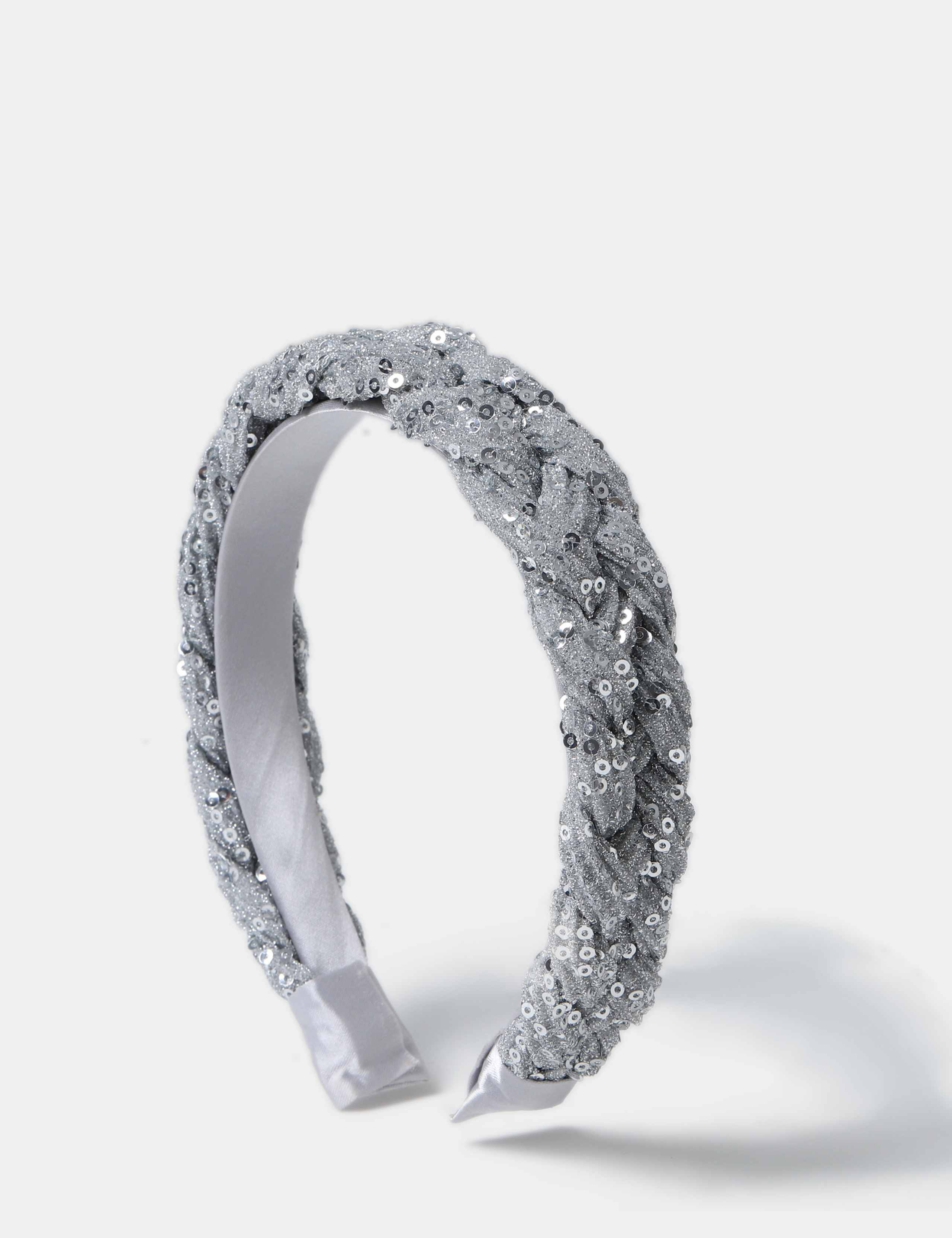 Sequin Braided Aliceband