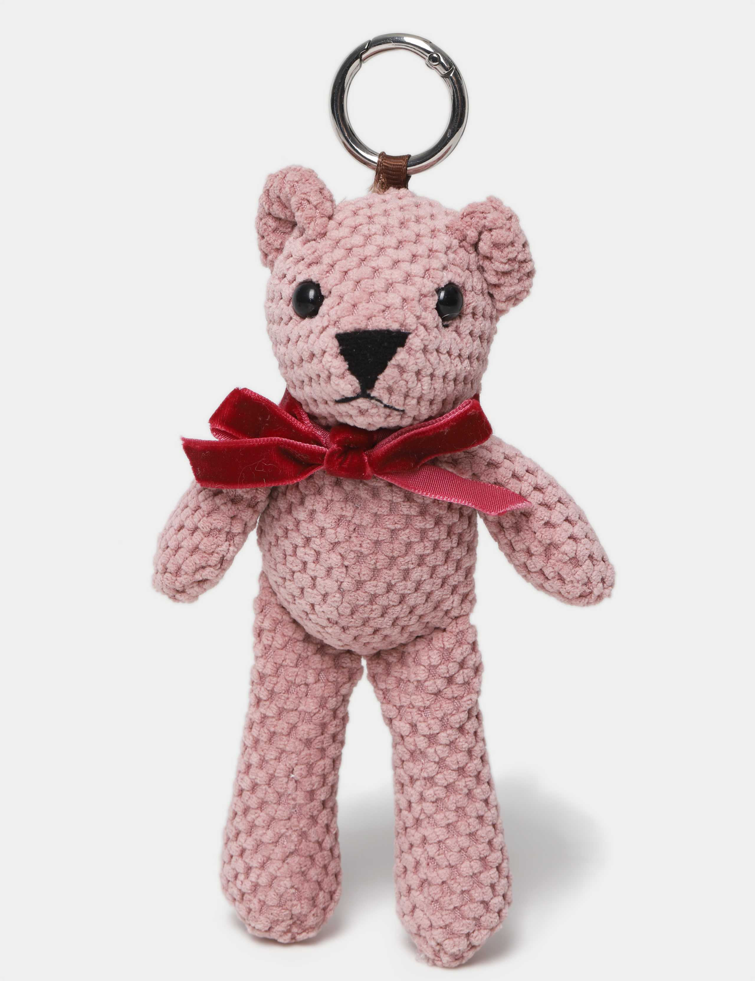 Pink Bear Bag Charm