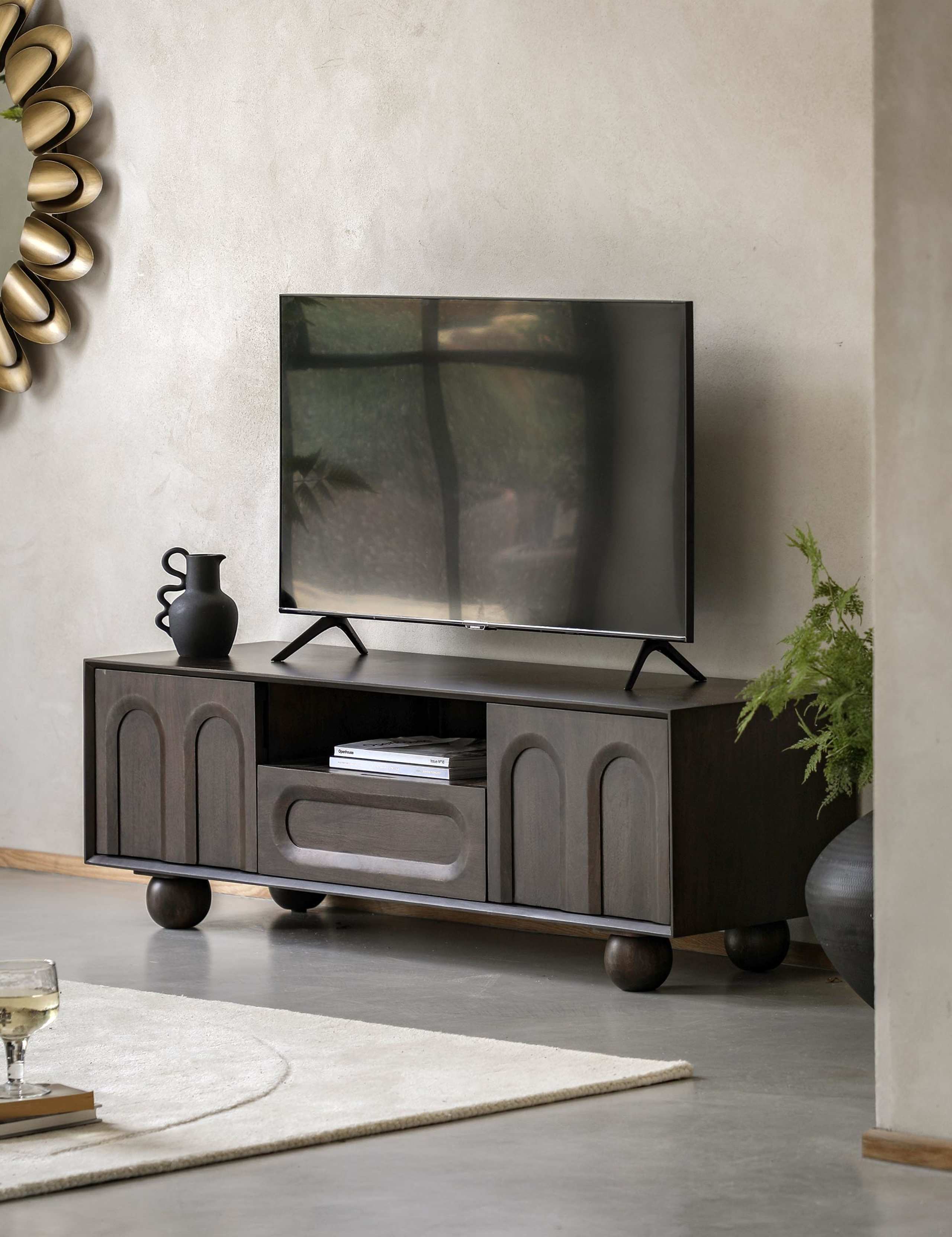 Arc Mango Wood TV Unit