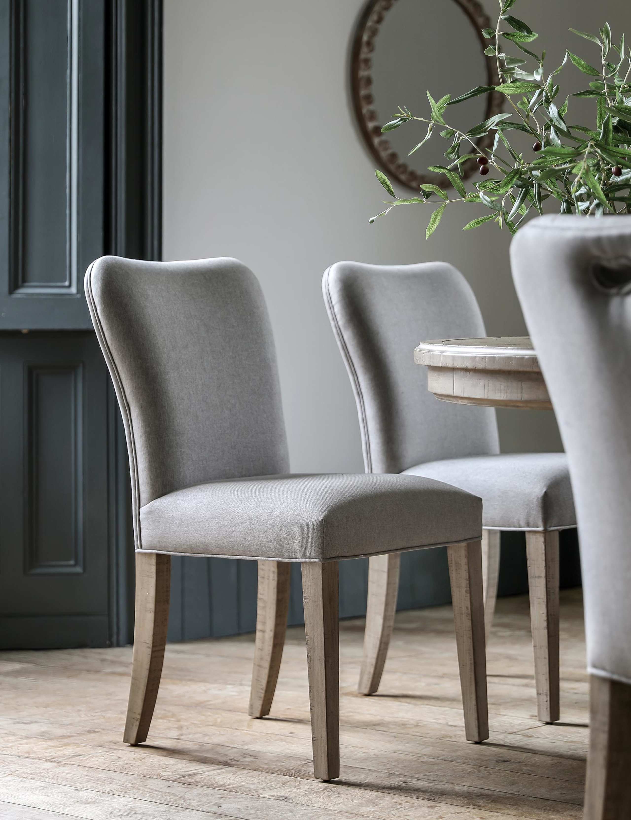 Set of 2 Vancouver Fabric Dining Chairs