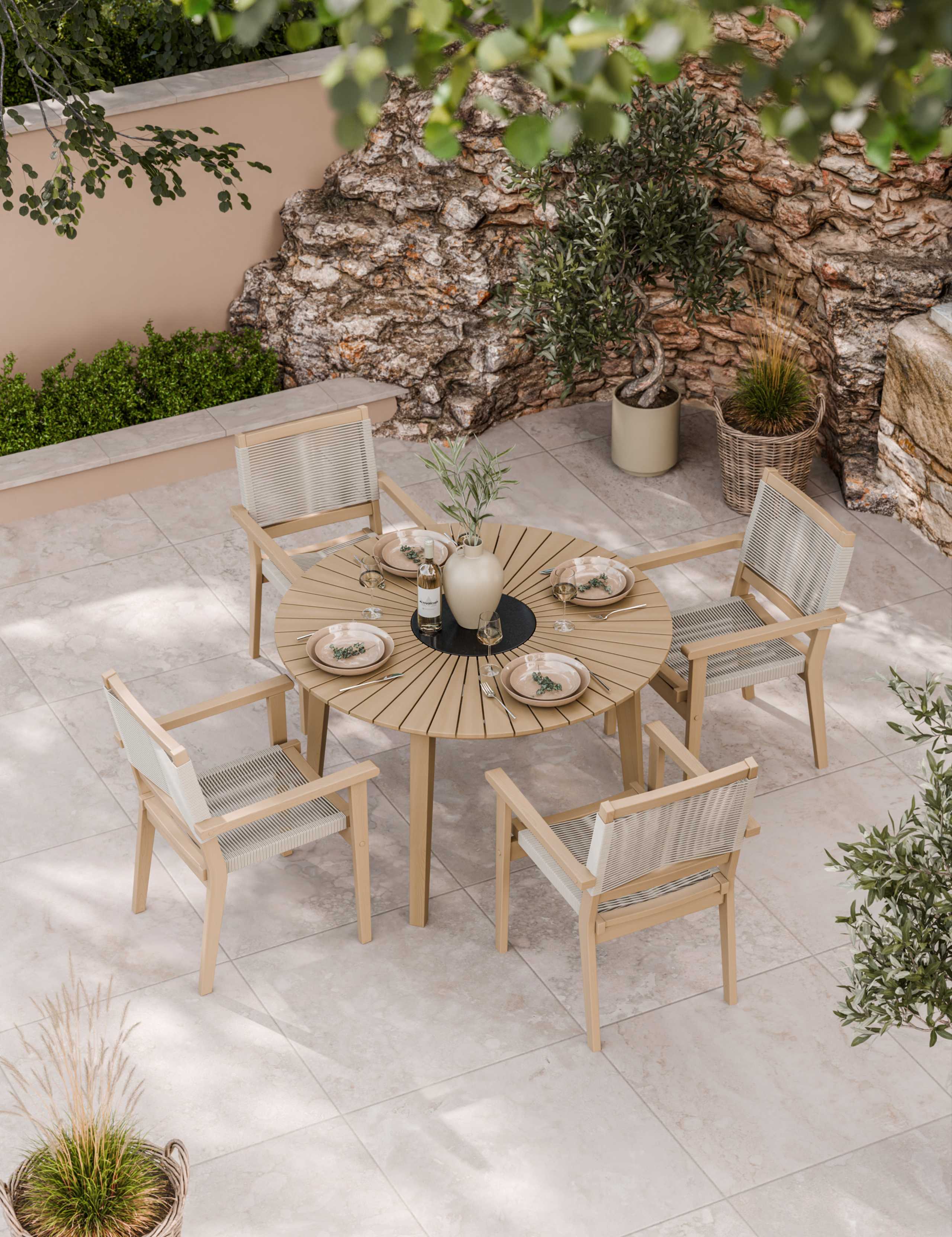 Roma 4 Seater Dining Set