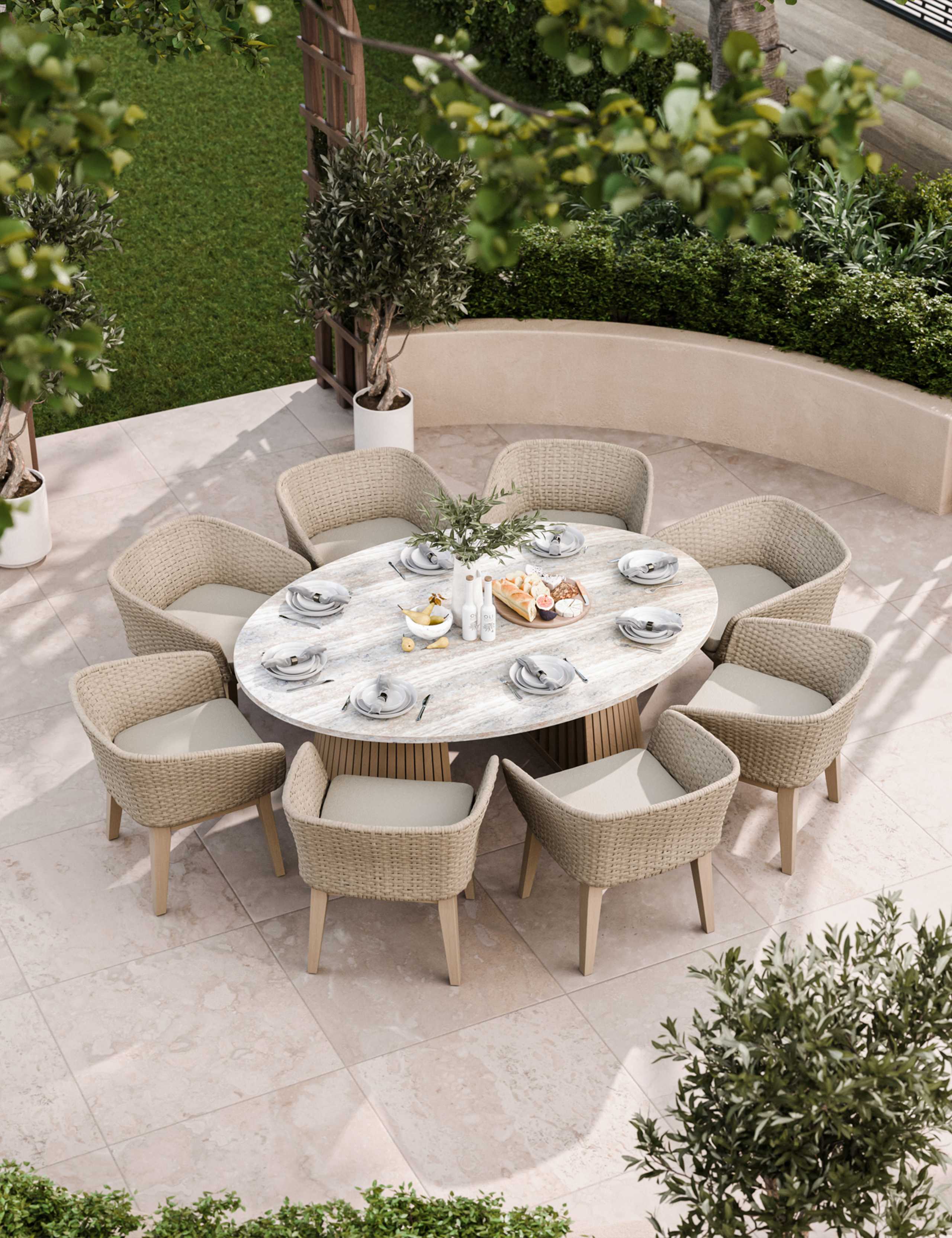 Jupiter 8 Seater Dining Set