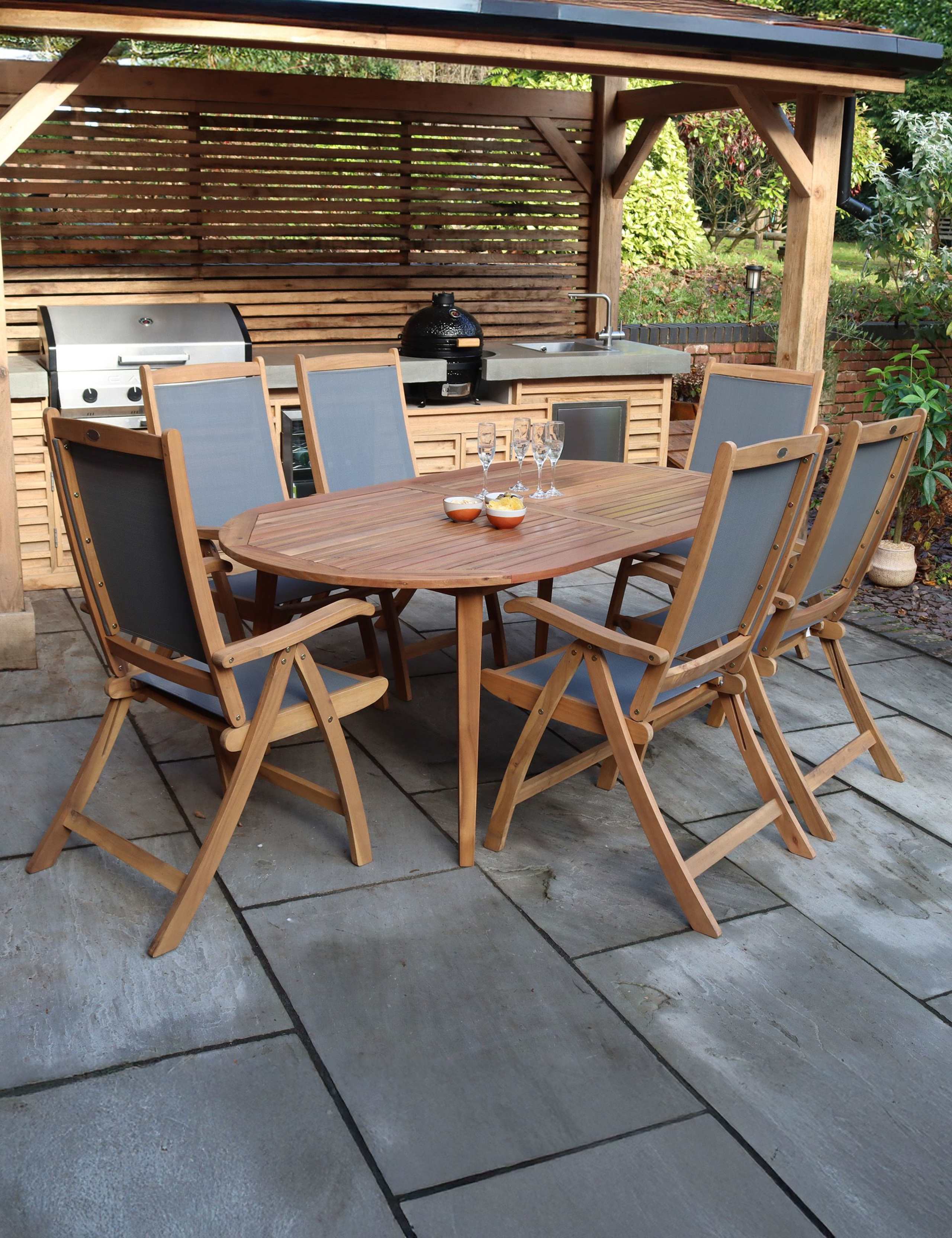 Ellipse Henley 6 Seater Dining Set