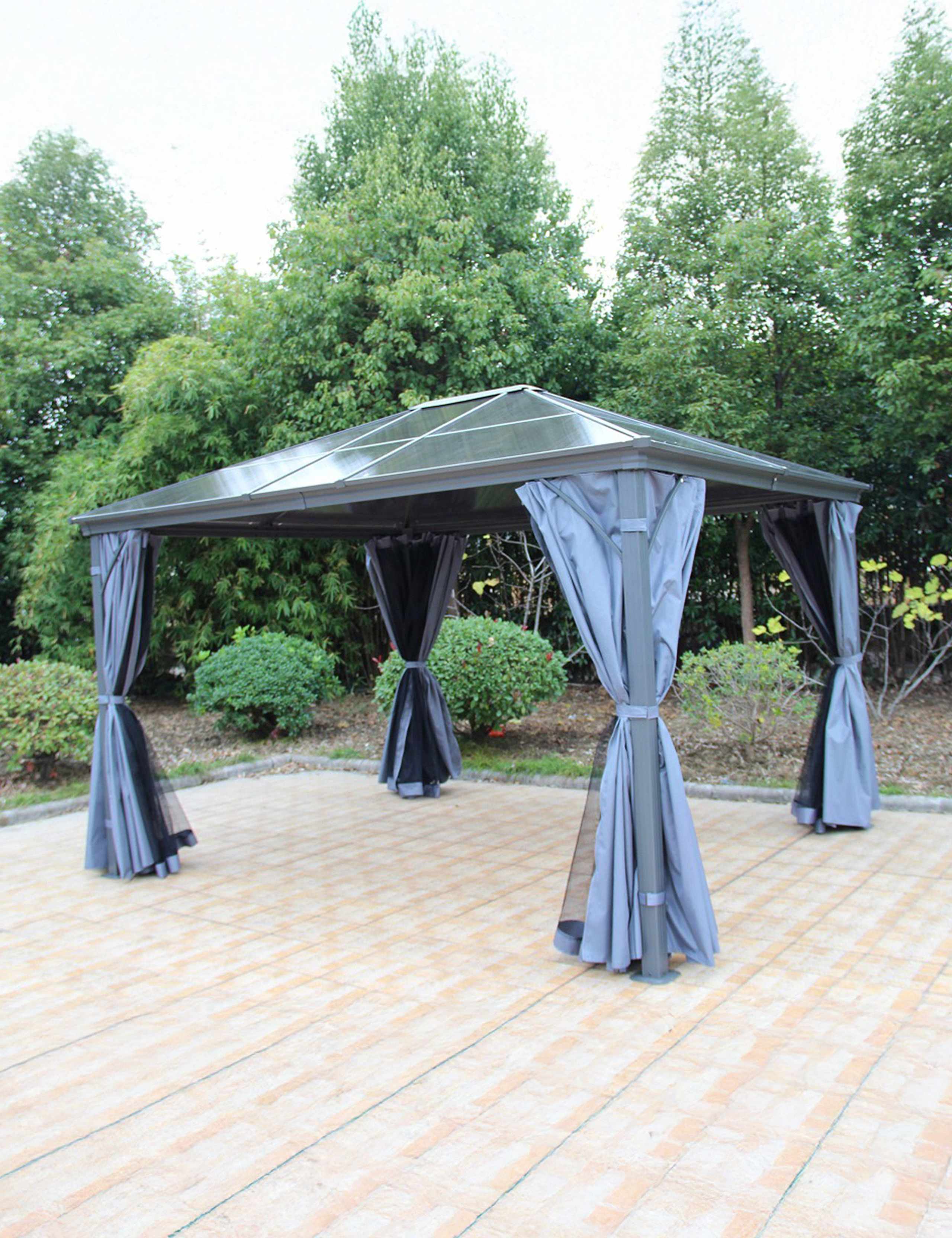 Lugano 3m x 3.6m Rectangle Gazebo