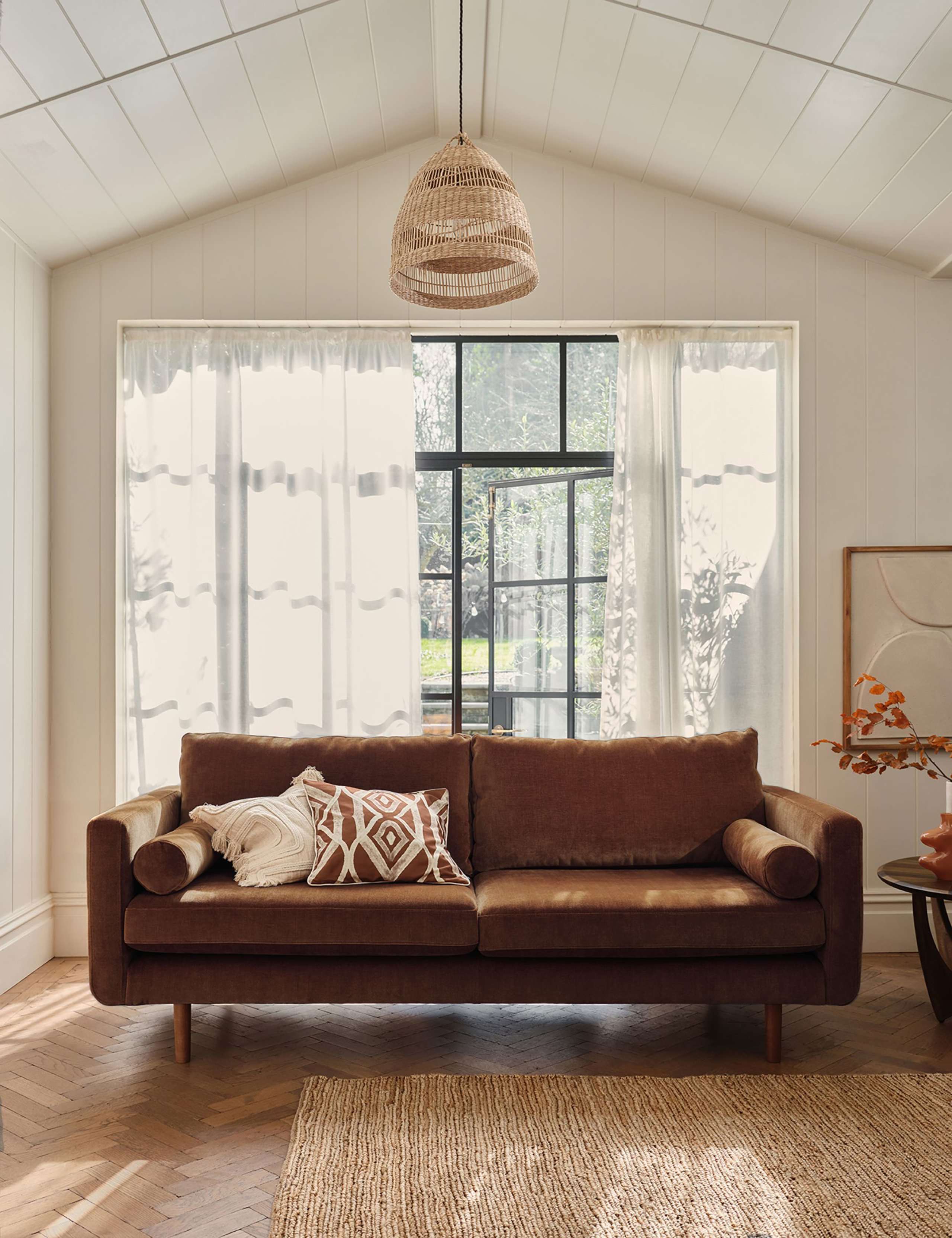 Moore Chenille Extra Large 3 Seater Sofa