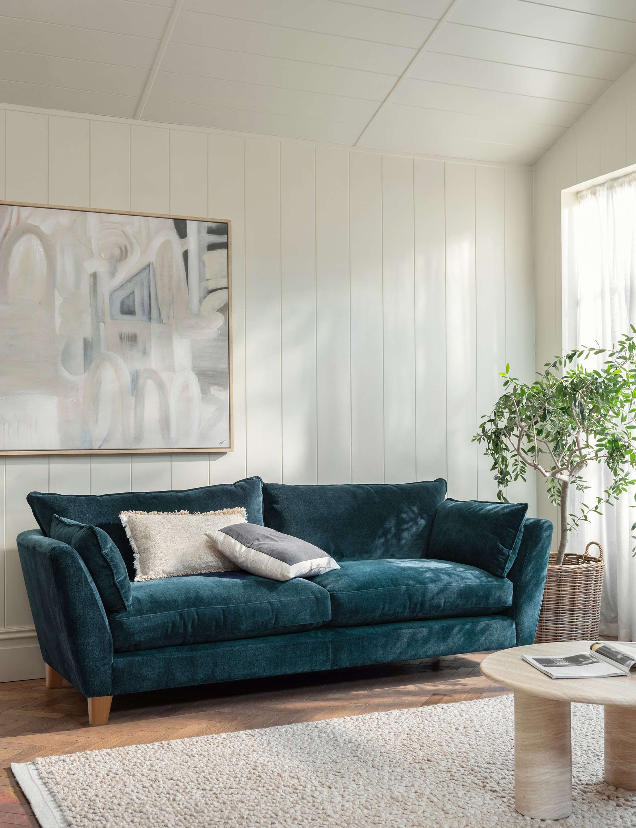 Irving Chenille Extra Large 3 Seater Sofa