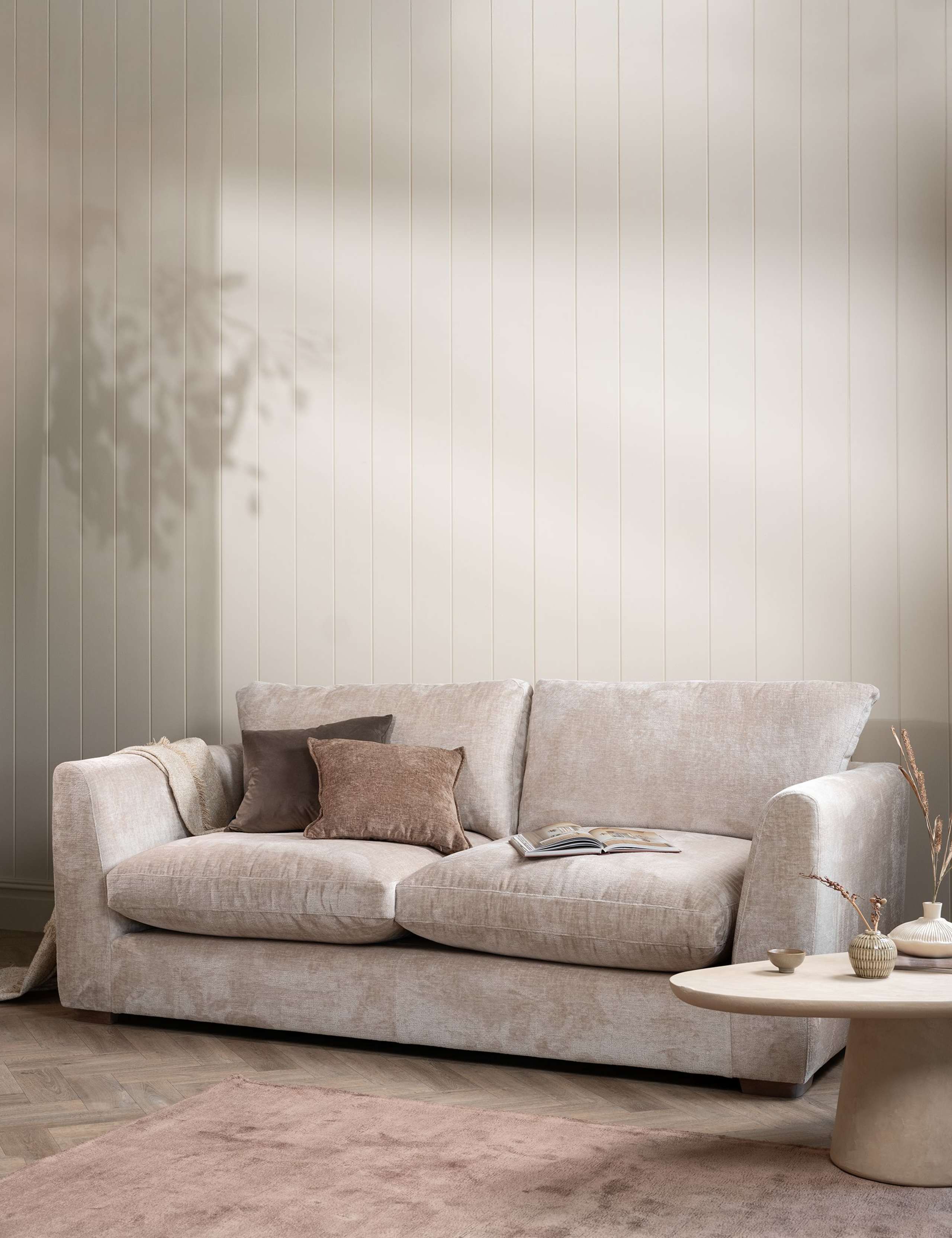 Palmer Textured Chenille 2 Seater Sofa