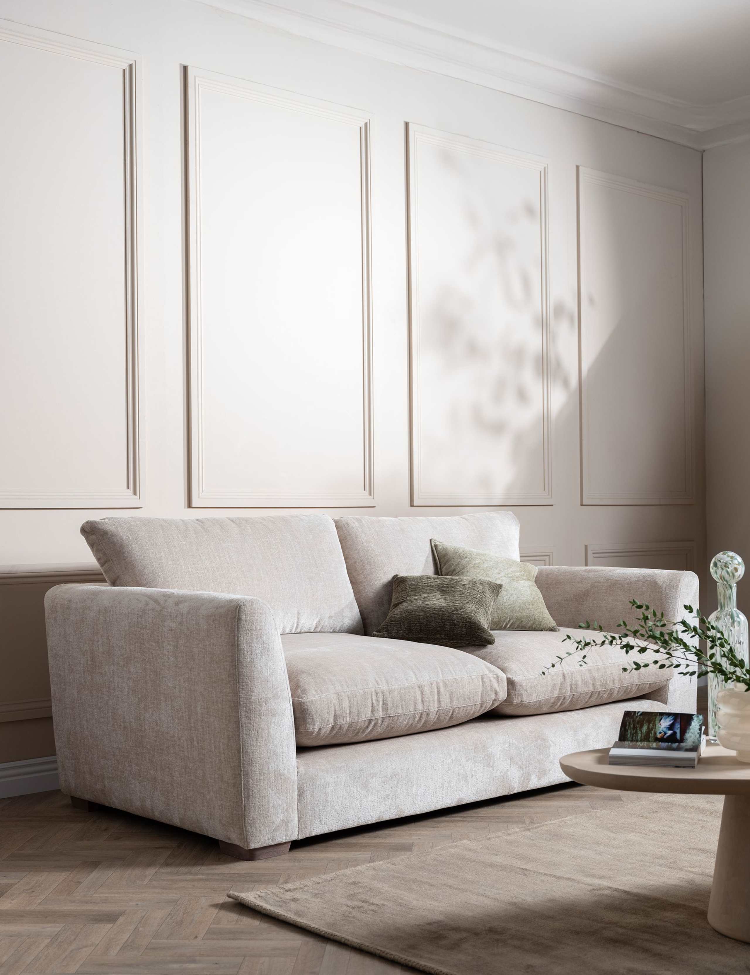 Palmer Textured Chenille 3 Seater Sofa