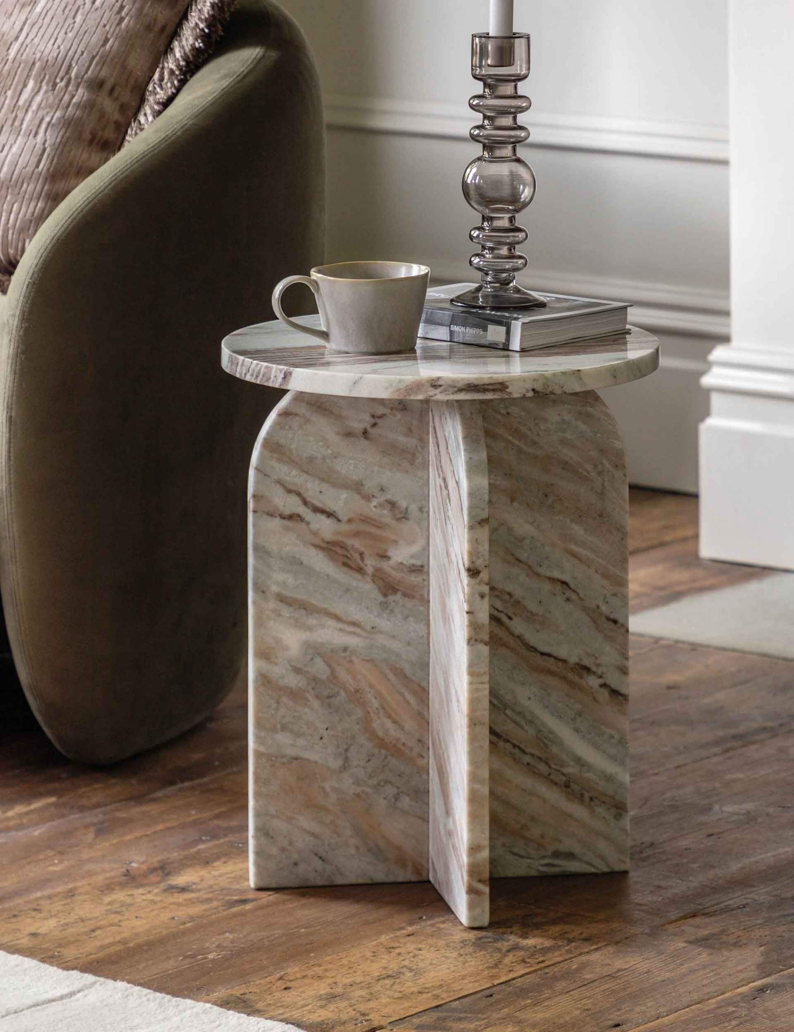 Amalfi Marble Side Table