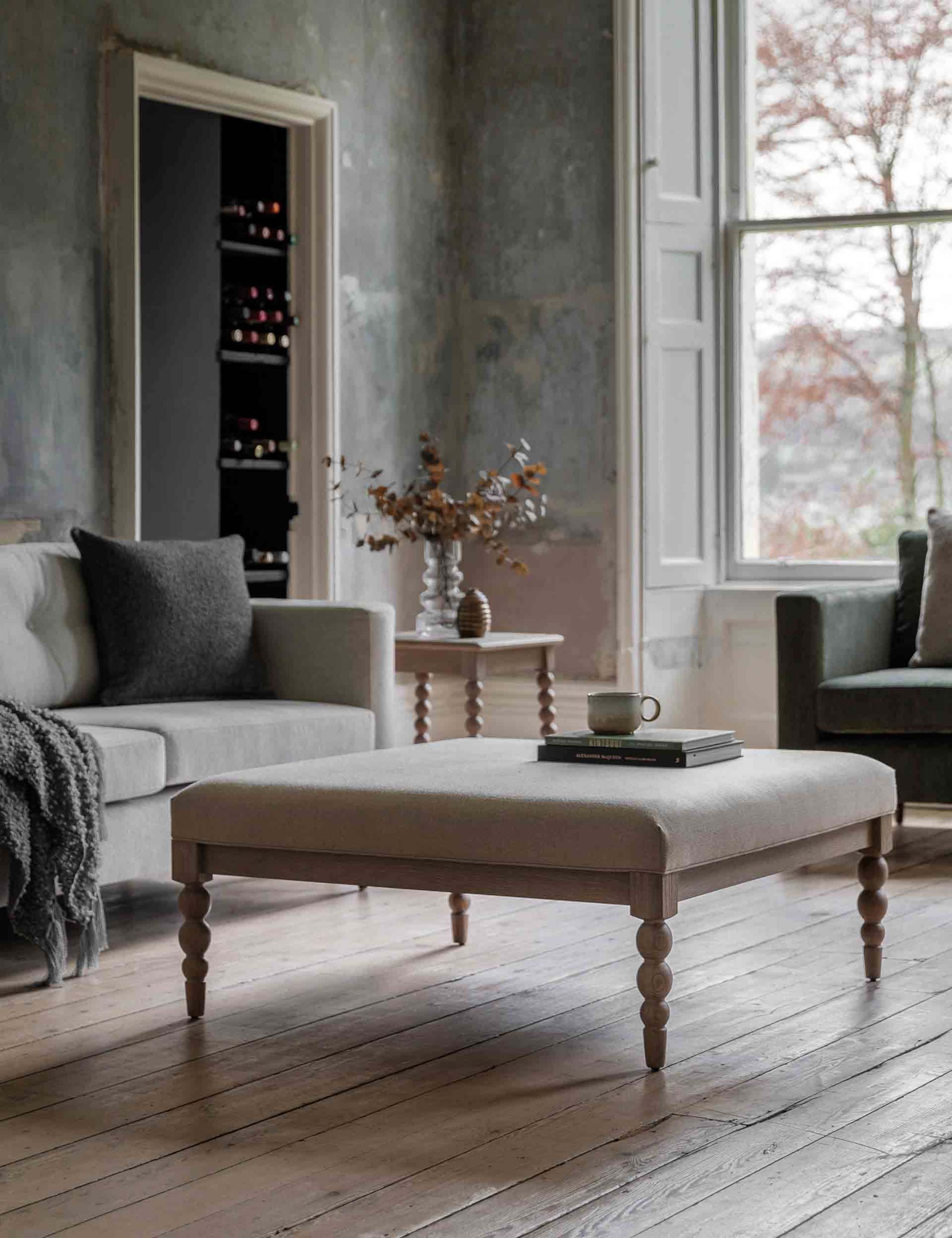 Artisan Wood Rectangular Coffee Table