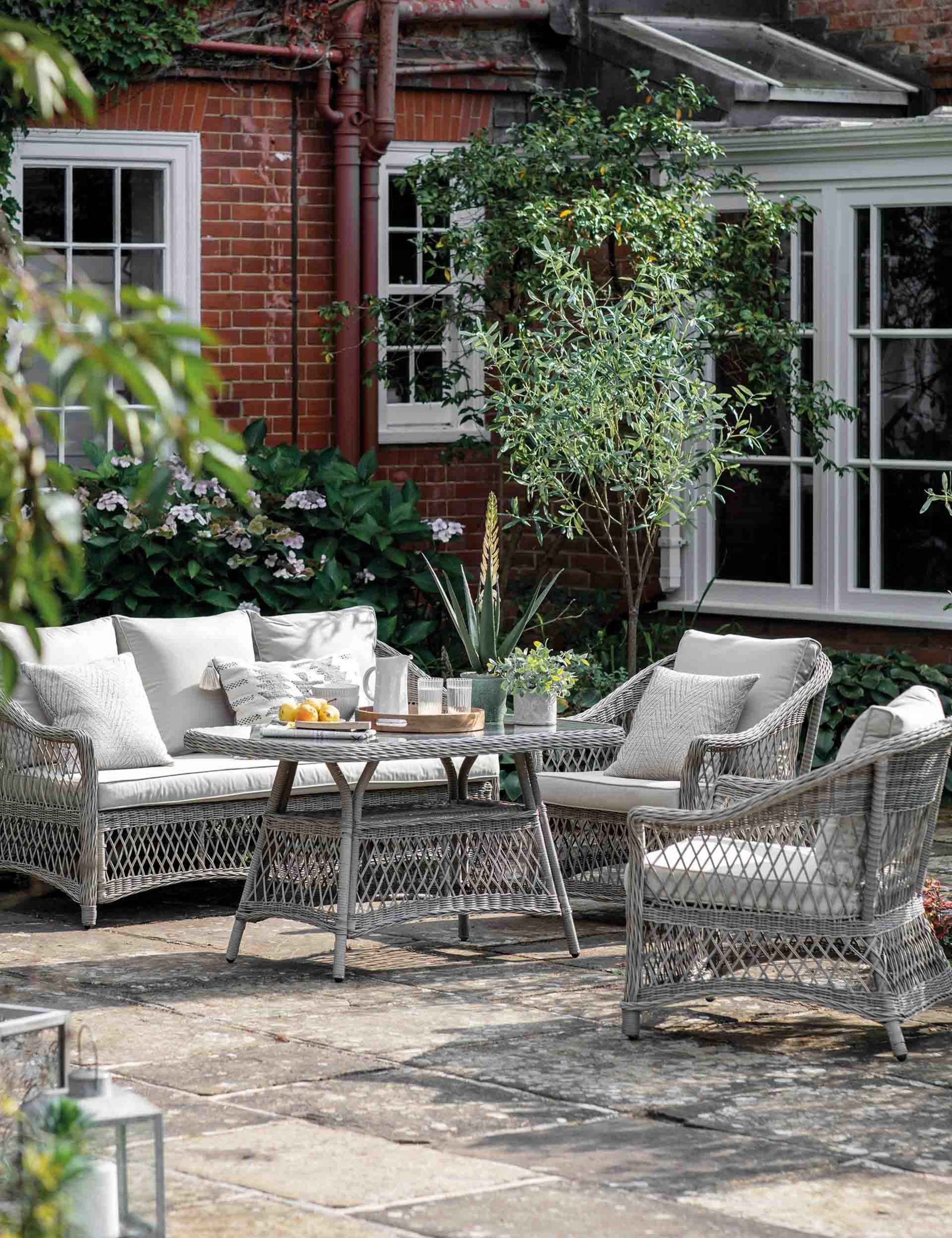 Menton 4 Seater Garden Lounge Set