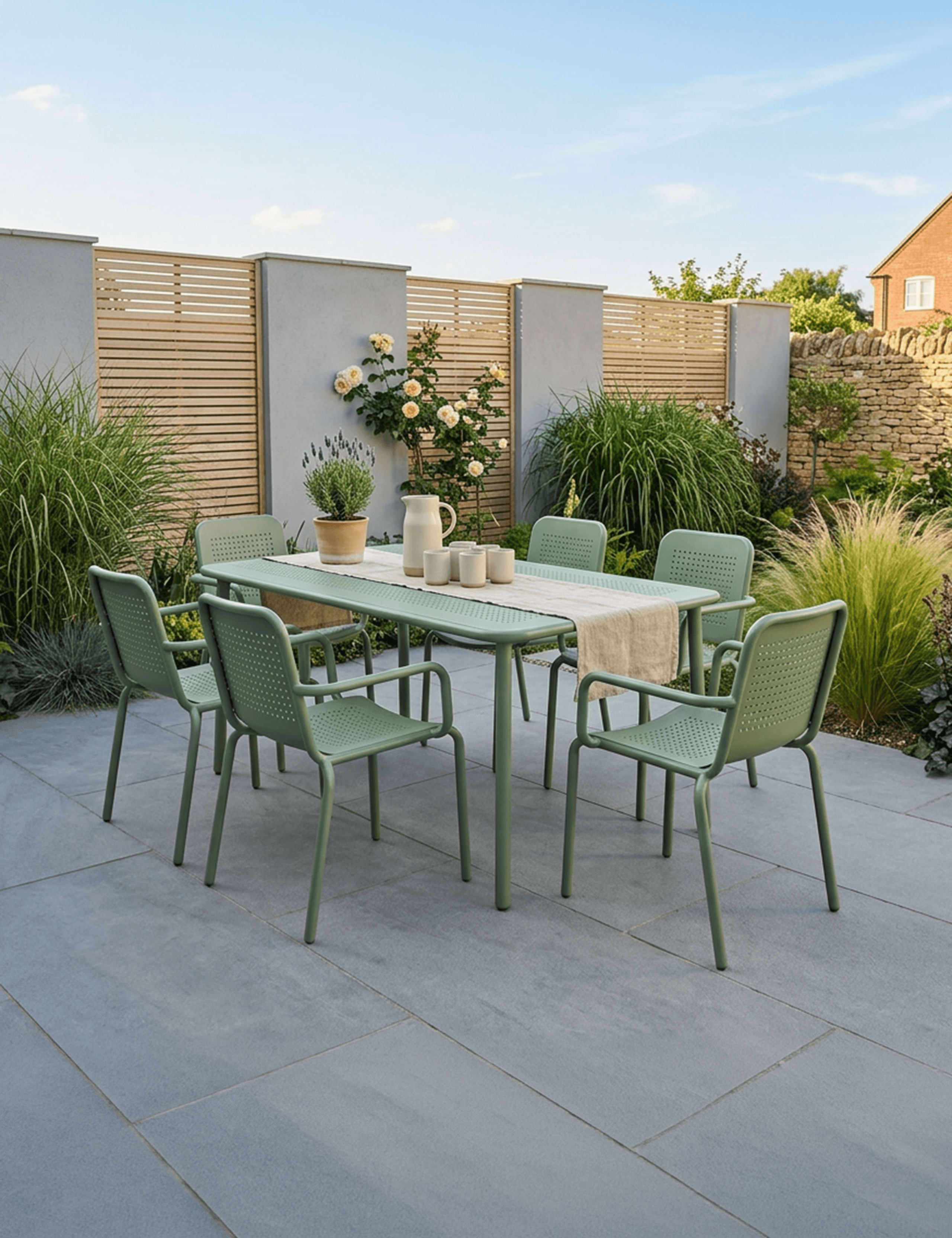 Porto 6 Seater Garden Dining Set