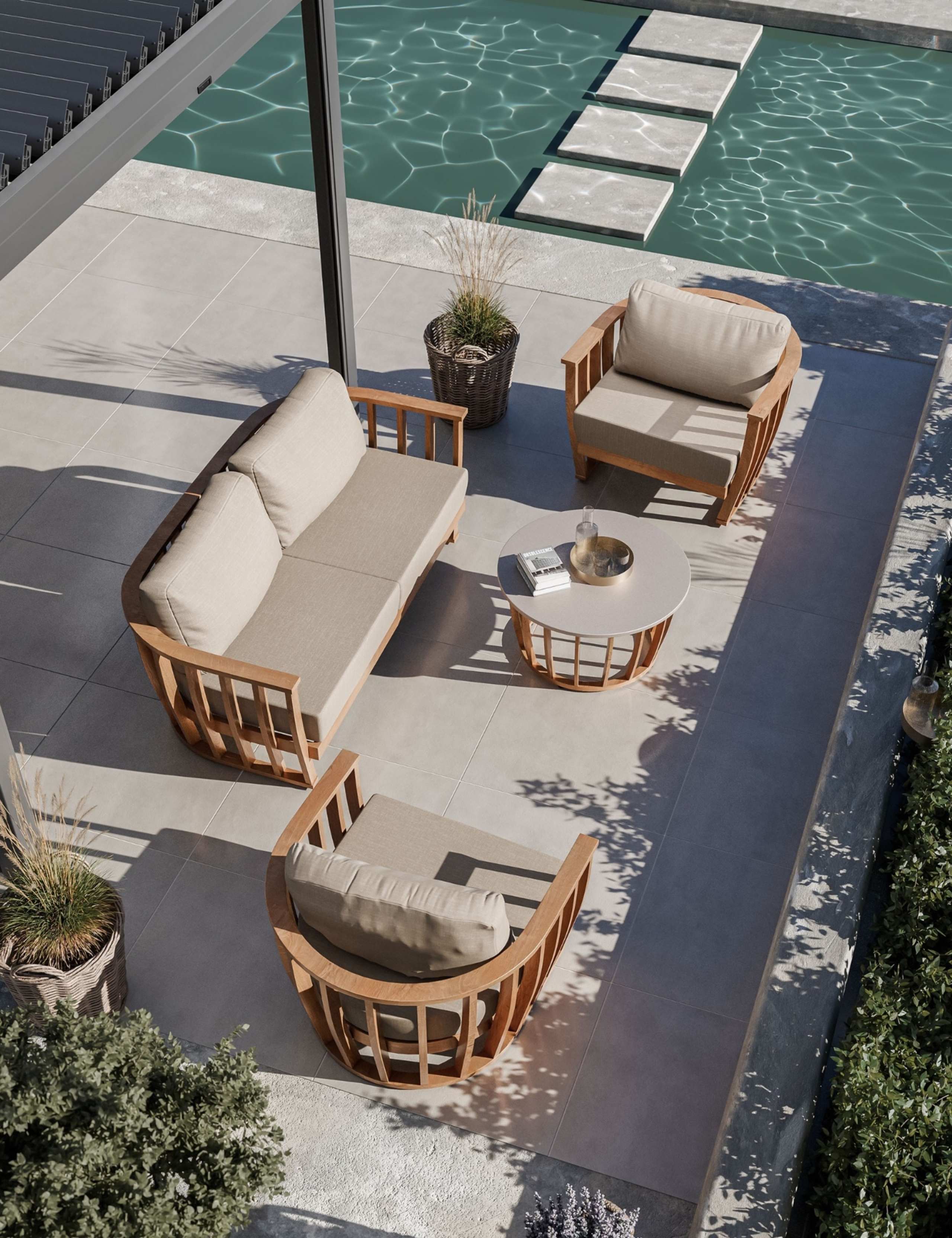 Lucca 5 Seater Lounge Set