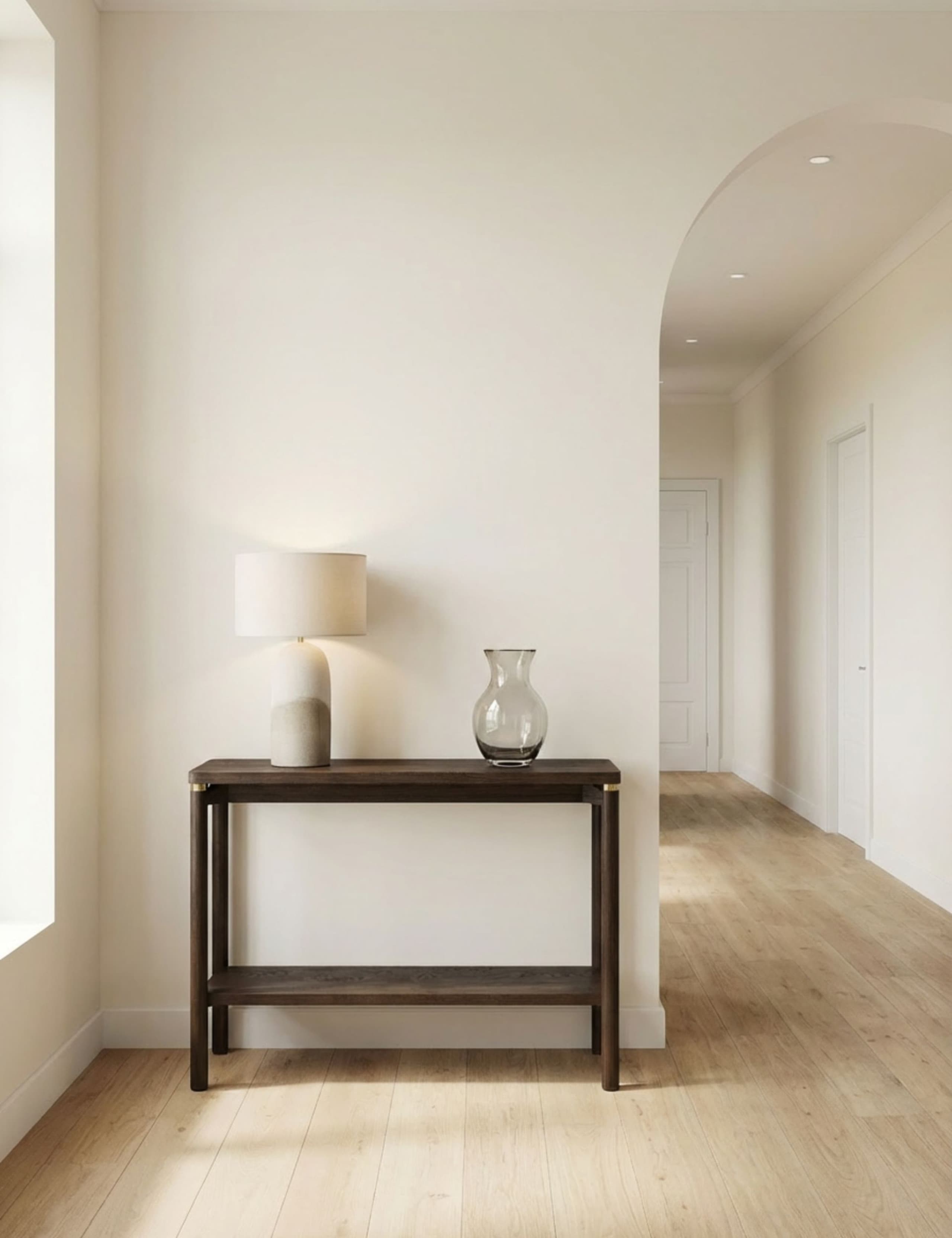 ARKA Dark Wood Console Table