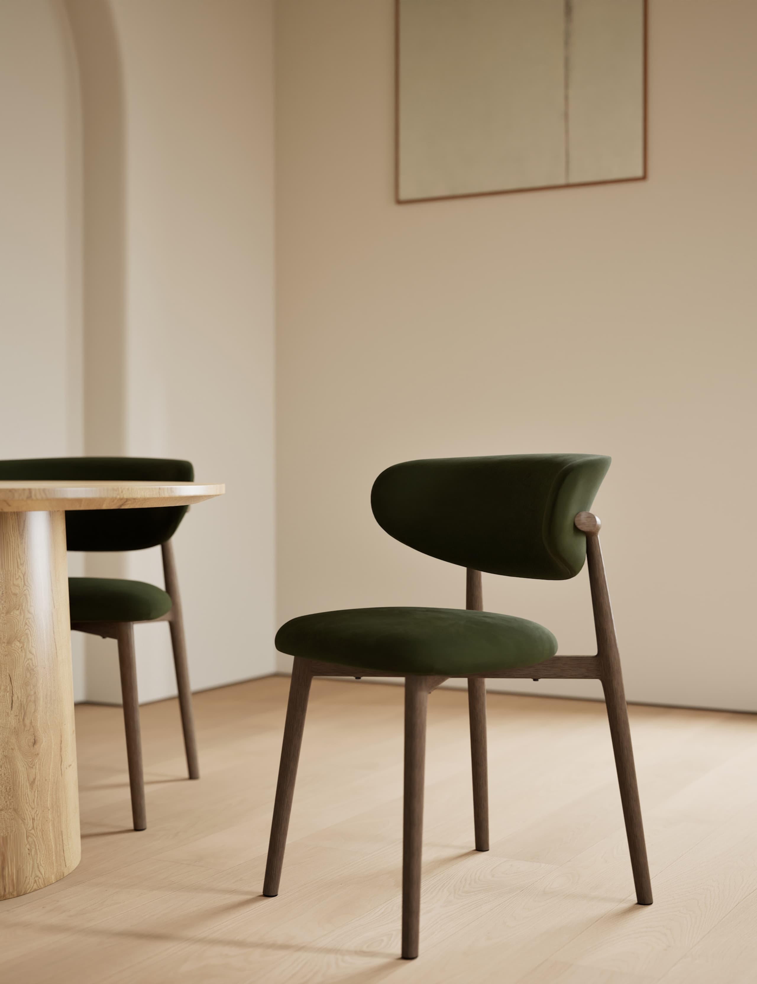 Set of 2 Arc Dining Chairs