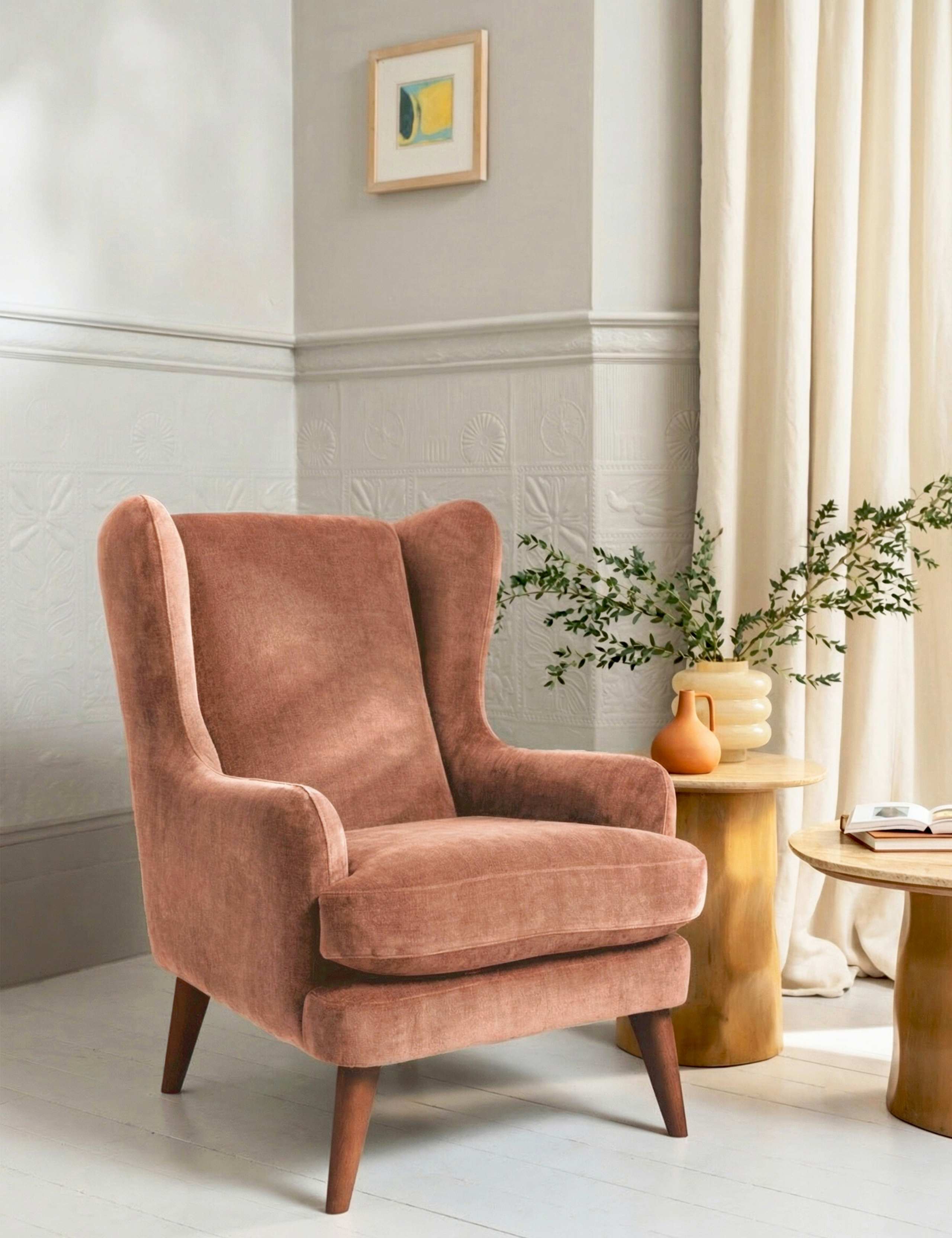 Sven Chenille Armchair