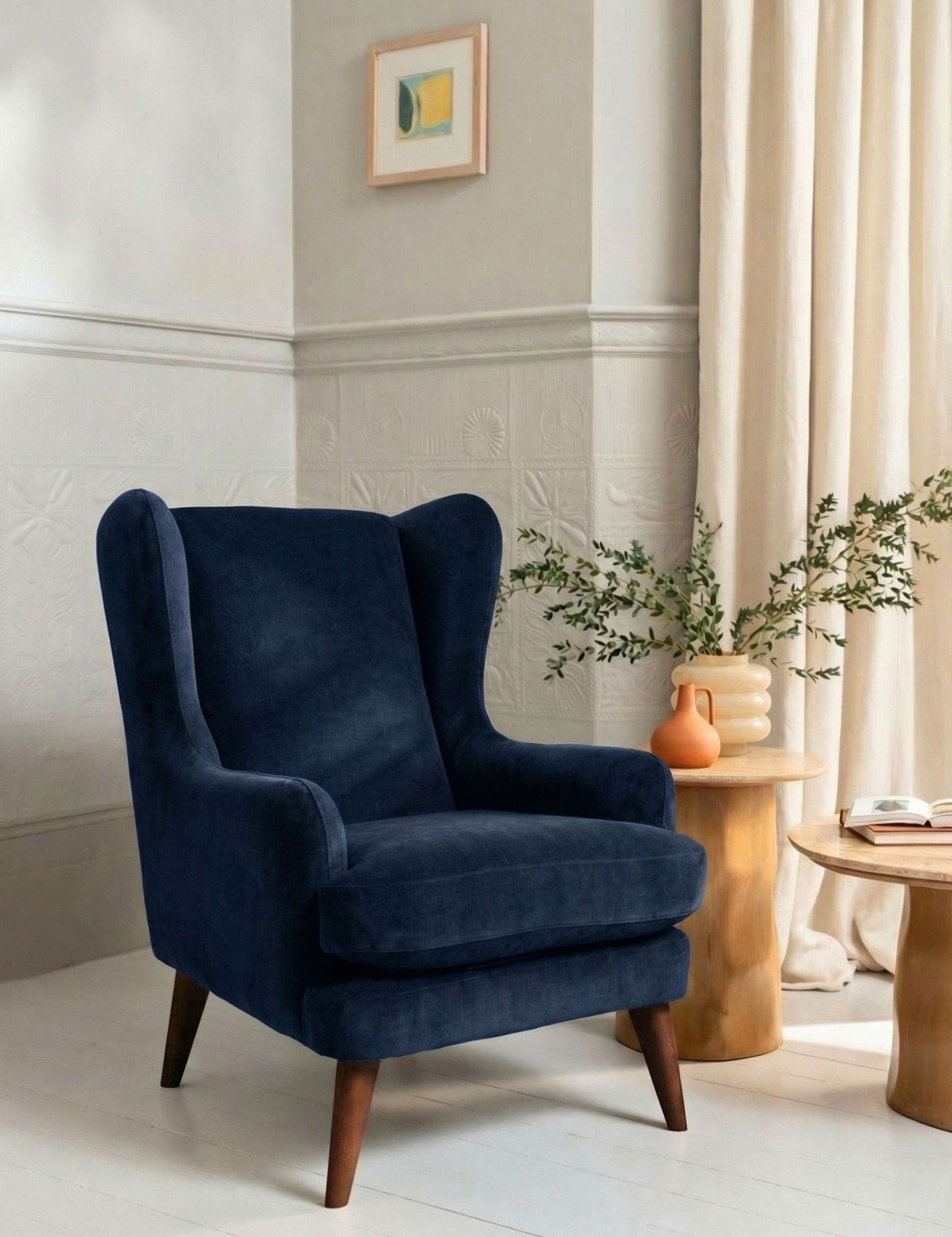 Sven Chenille Armchair