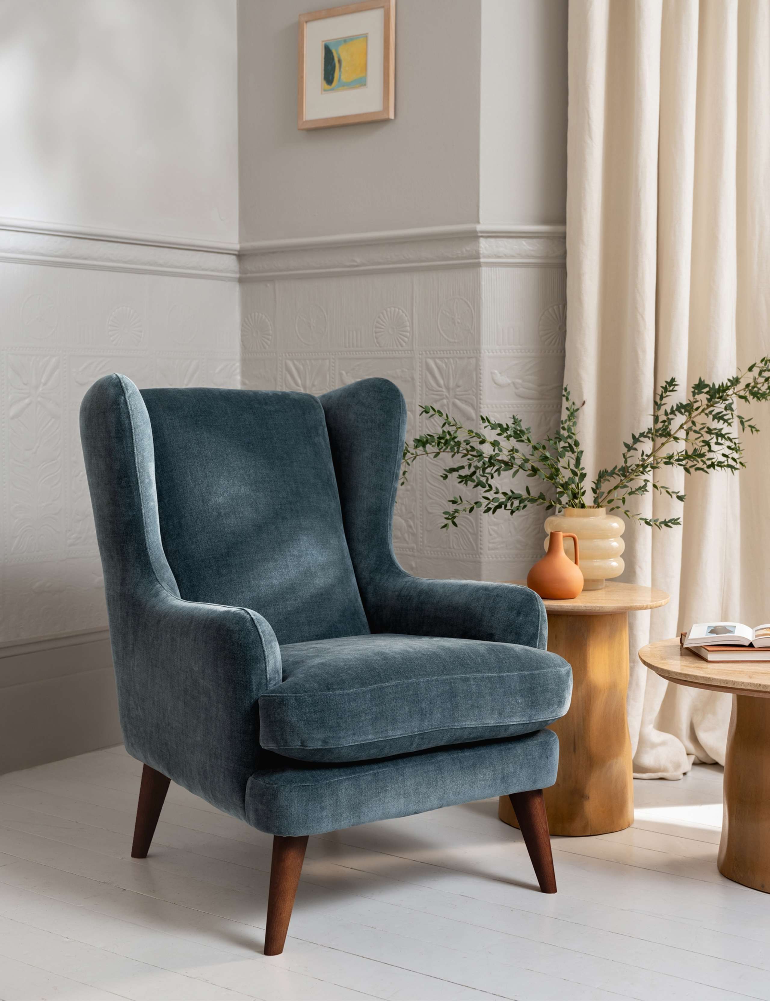 Sven Chenille Armchair