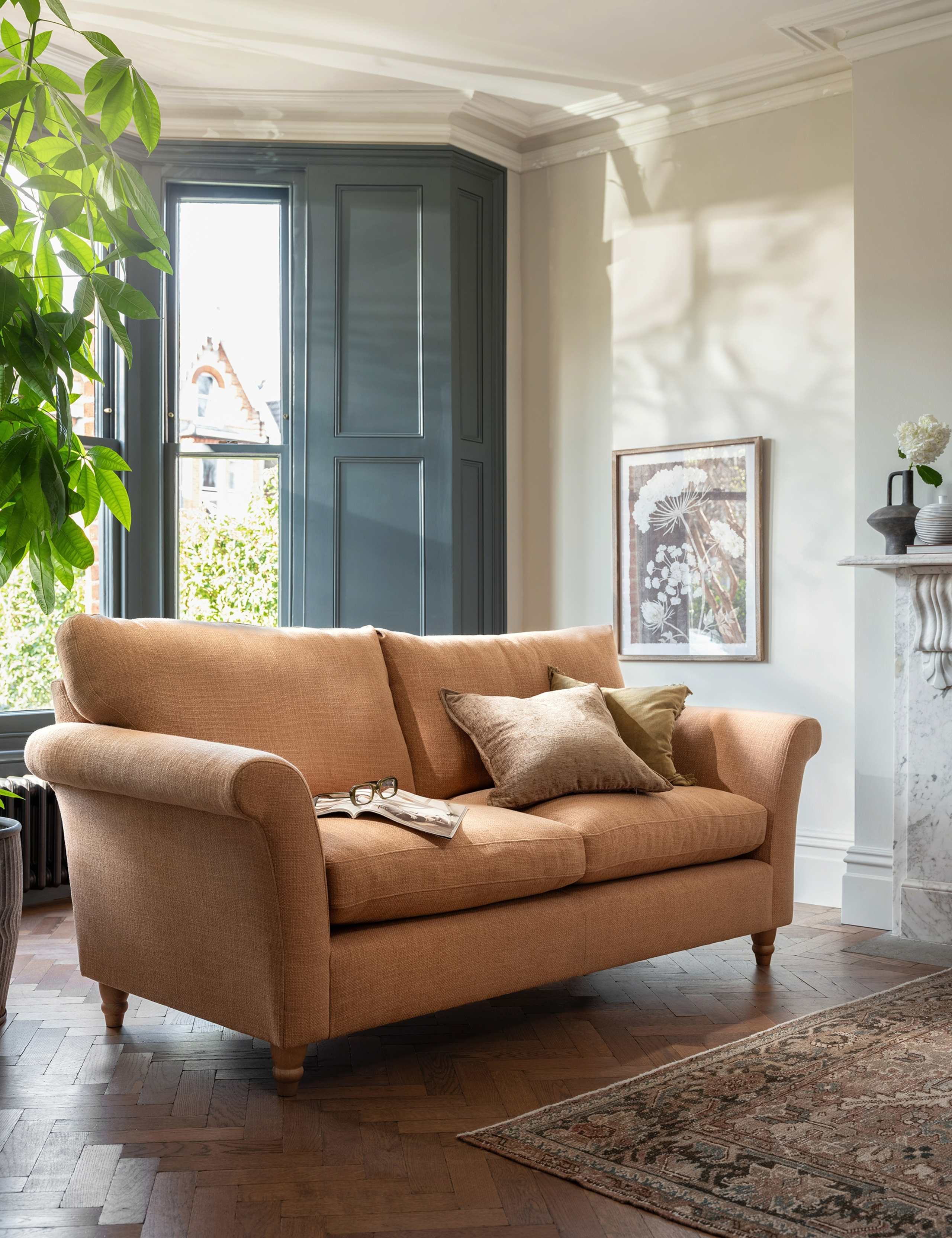 Amelie Fabric Large 3 Seater Sofa