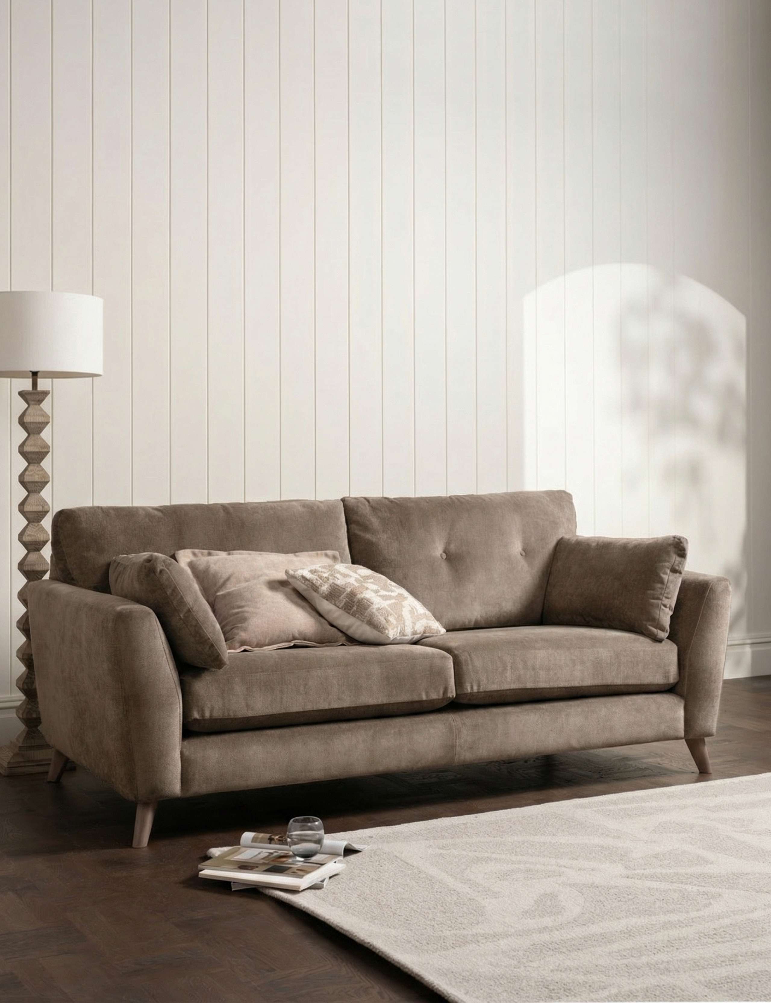 Ellis Chenille 3 Seater Sofa